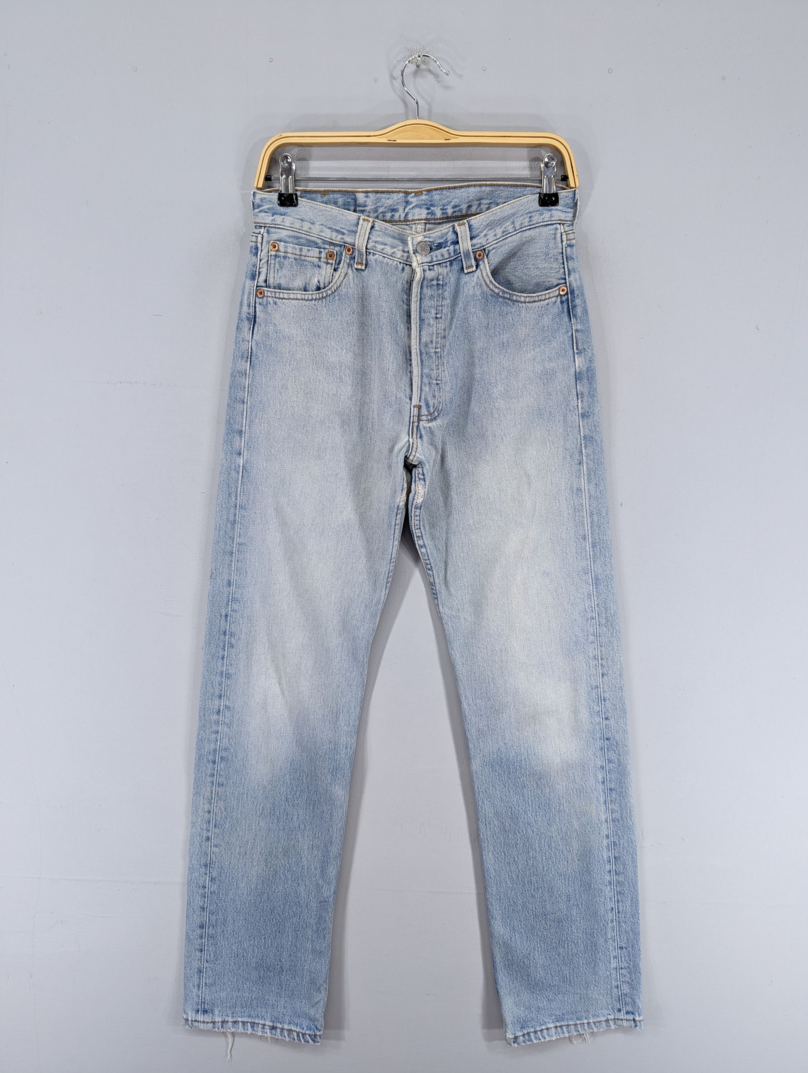 image of Levis x Vintage 90's Levi's 501 Light Wash Jeans, Men's (Size 30)