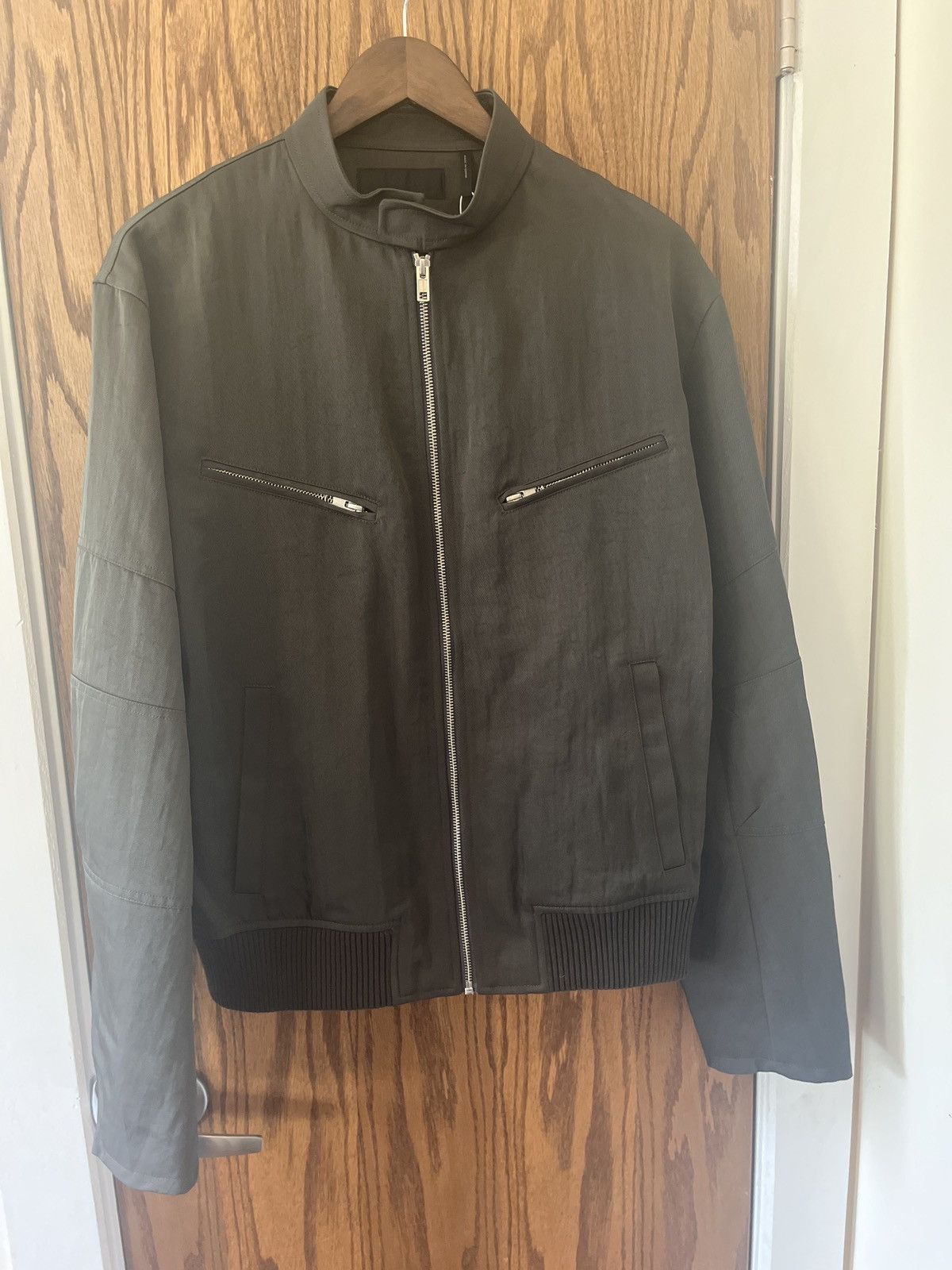 Veste Moto Cropped Helmut Lang - Taille P 0 - Coton Noir - Neuf Avec étiquettes