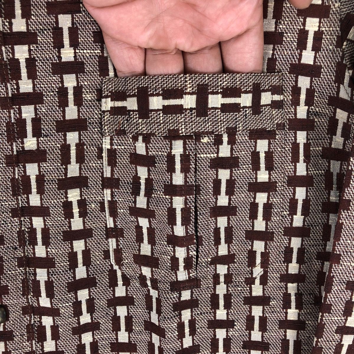 Japanese Brand Vintage 80's Shirts Single Pocket Button Up bu Mizukei Size US M / EU 48-50 / 2 - 7 Thumbnail