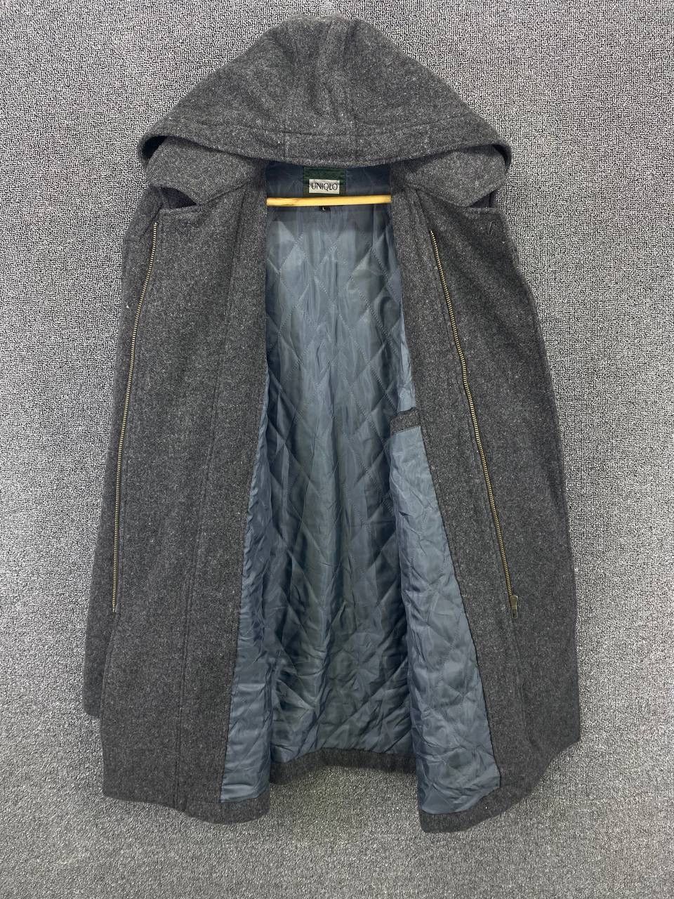 Uniqlo Vintage 90s Uniqlo Wool Duffle Coat Jacket Size US L / EU 52-54 / 3 - 6 Thumbnail