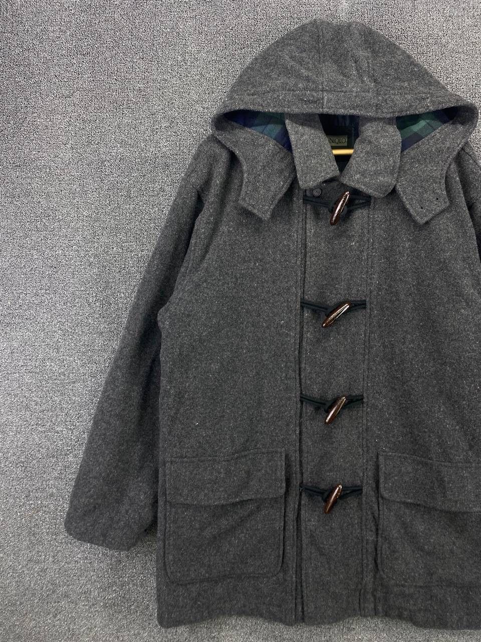 Uniqlo Vintage 90s Uniqlo Wool Duffle Coat Jacket Size US L / EU 52-54 / 3 - 4 Thumbnail