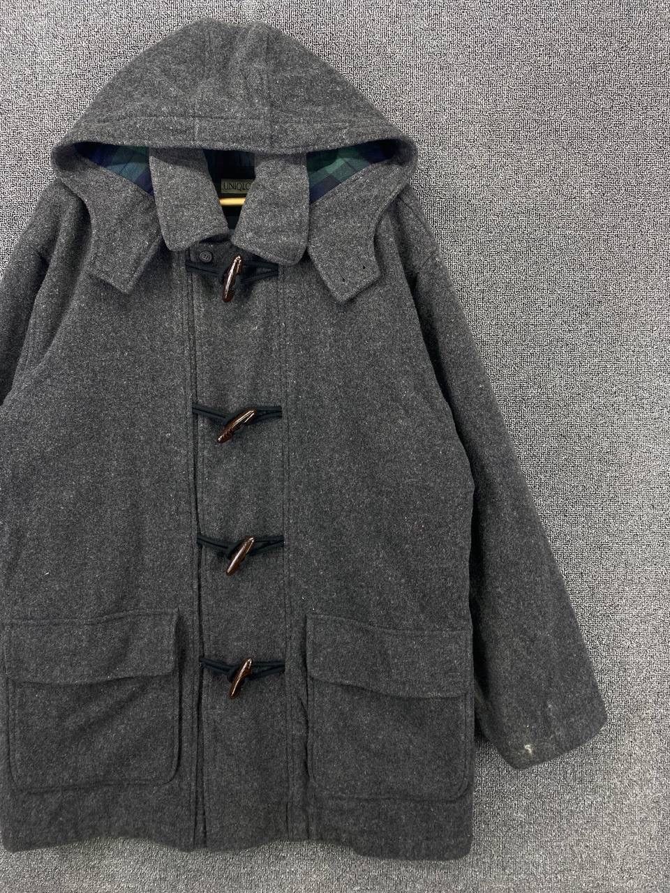 Uniqlo Vintage 90s Uniqlo Wool Duffle Coat Jacket Size US L / EU 52-54 / 3 - 5 Thumbnail