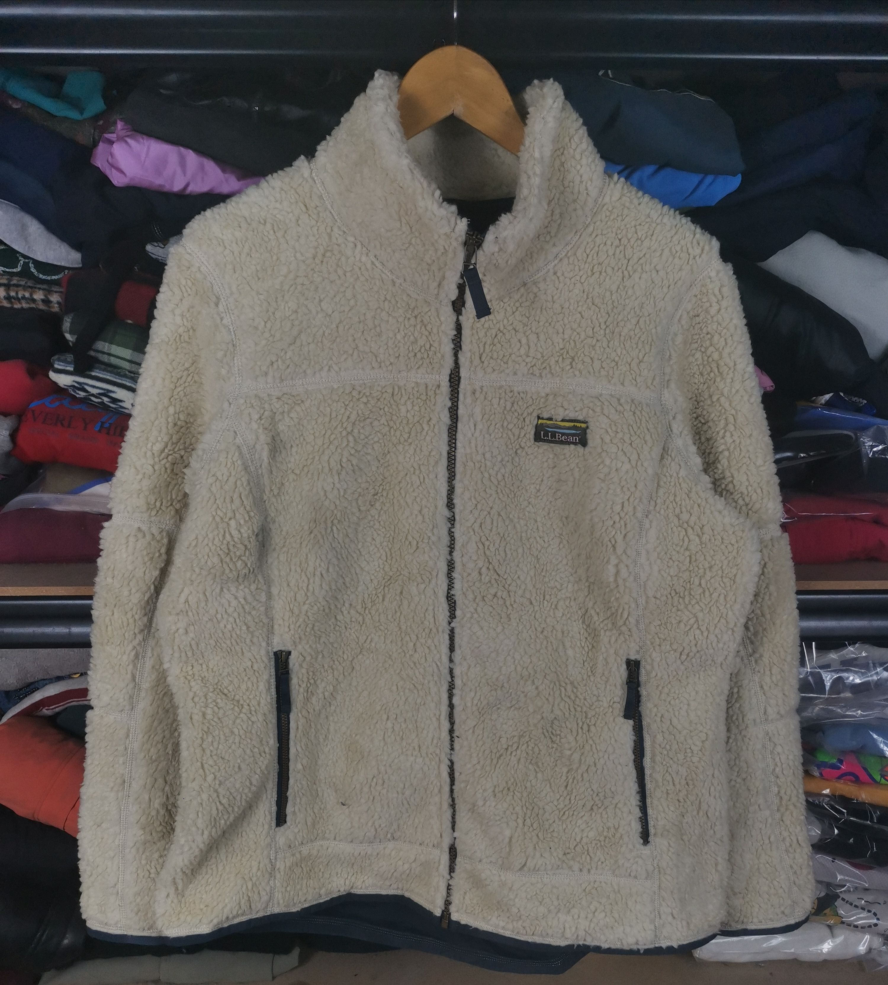L.L. Bean Vintage L.L Bean Sherpa Jacket Size US L / EU 52-54 / 3 - 1 Thumbnail