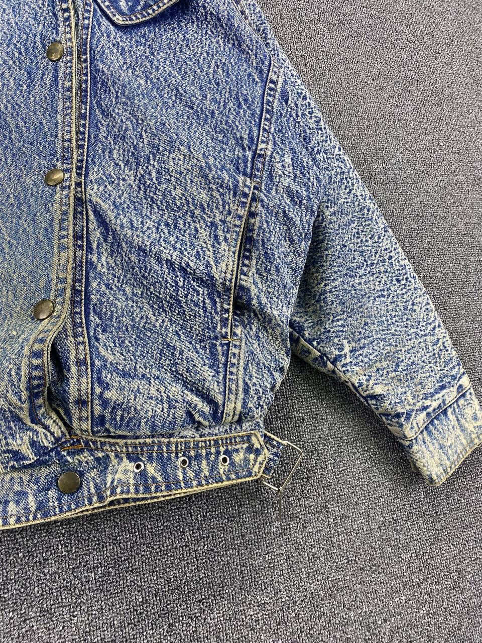 Vintage Vintage John & Bill Acid Wash Style Rare Design Denim Jacket Size M / US 6-8 / IT 42-44 - 9 Thumbnail