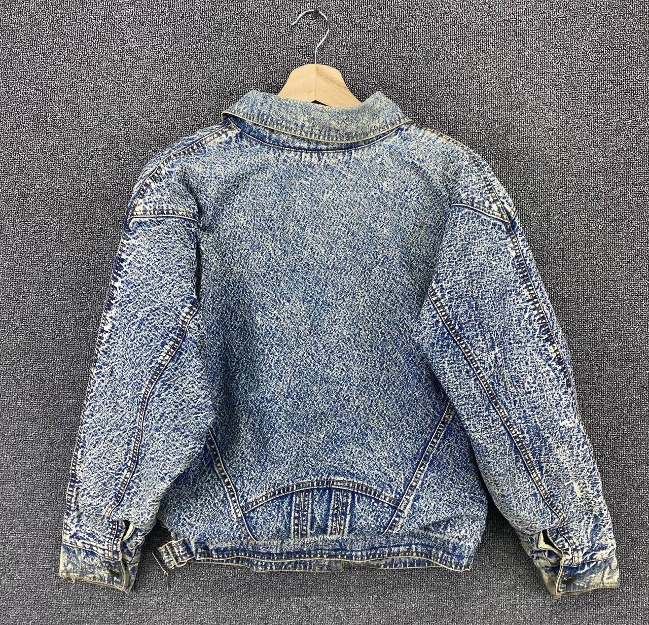 Vintage Vintage John & Bill Acid Wash Style Rare Design Denim Jacket Size M / US 6-8 / IT 42-44 - 8 Thumbnail