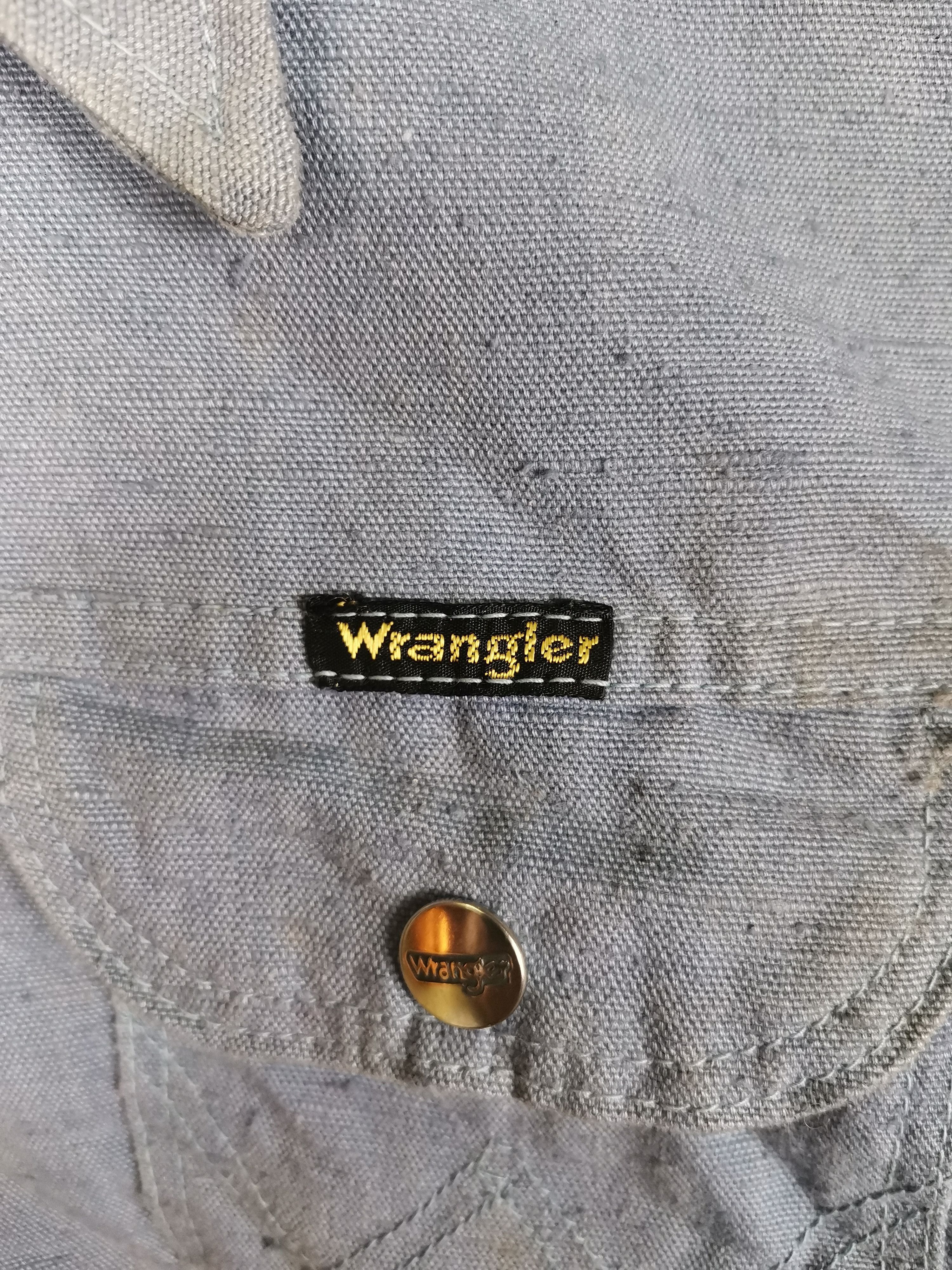 Wrangler Vintage 80s Wrangler Snap Button Western Denim Shirt Size XS / US 0-2 / IT 36-38 - 2 Thumbnail