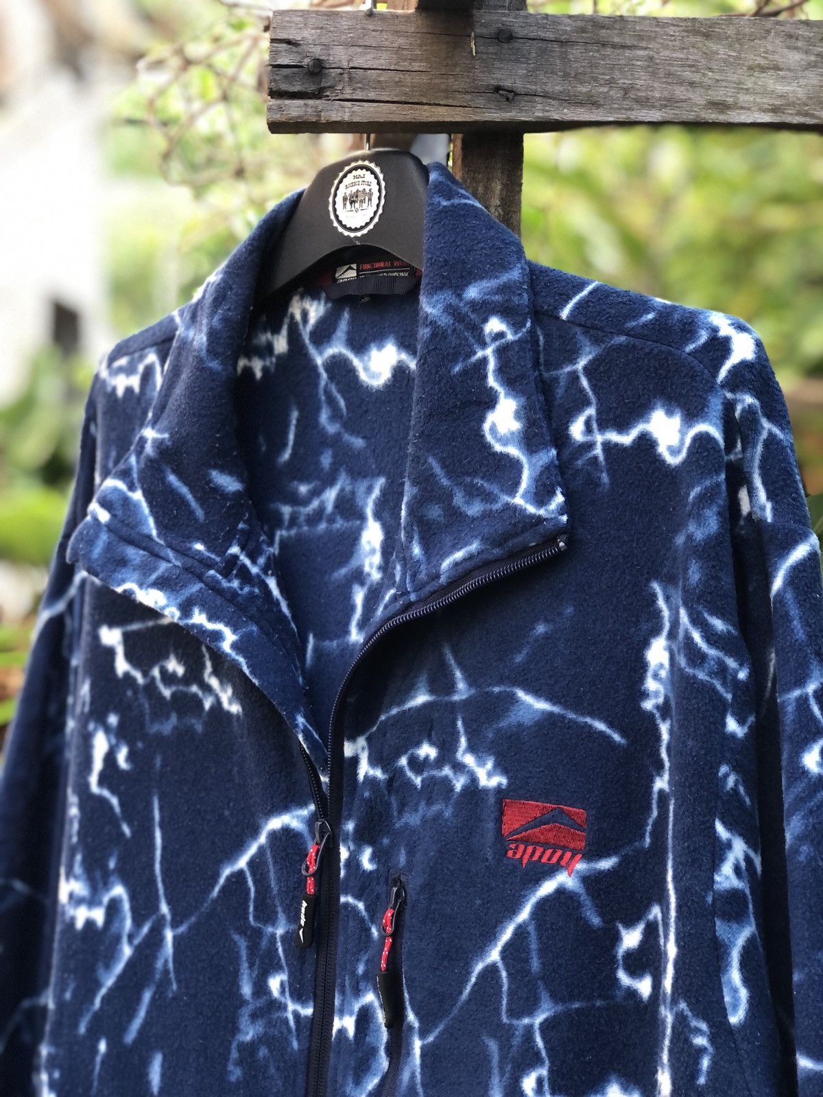Japanese Brand Vintage Fleece Zipper Sweater by Apoy Size US XXL / EU 58 / 5 - 2 Thumbnail