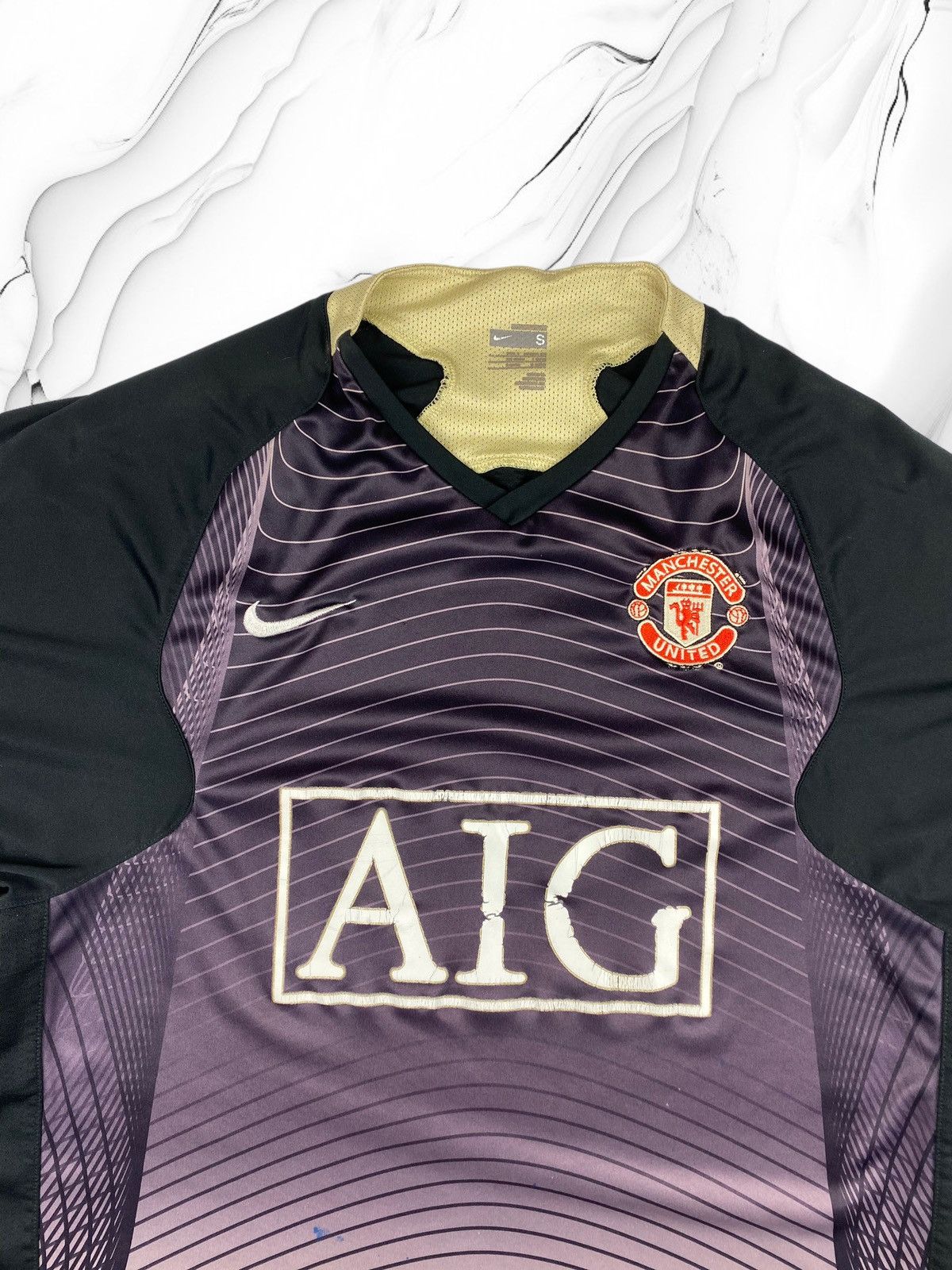 Nike Vintage Nike Manchester United Soccer Jersey T Shirt Size US S / EU 44-46 / 1 - 4 Thumbnail