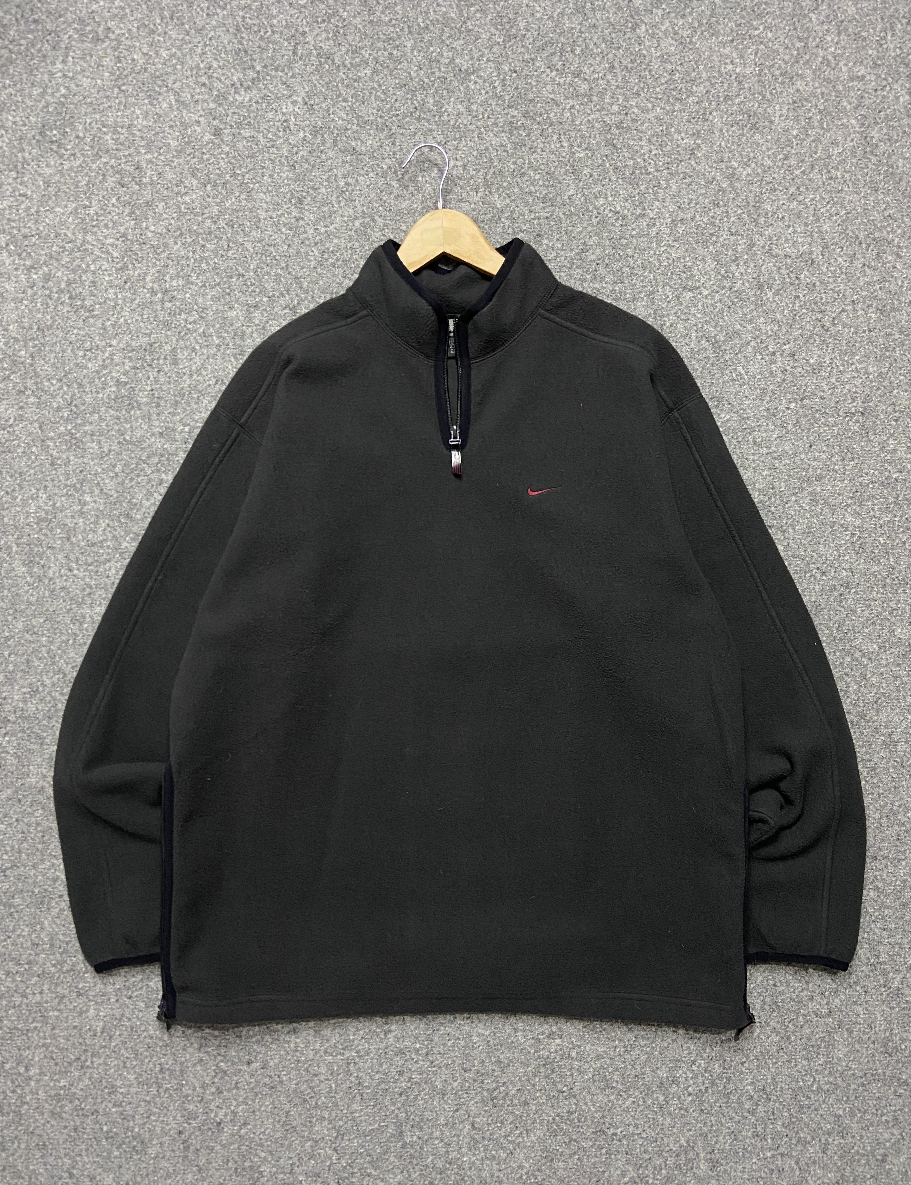 Nike × Vintage Vintage Nike Fleece high neck sweater Size US L / EU 52-54 / 3 - 1 Thumbnail