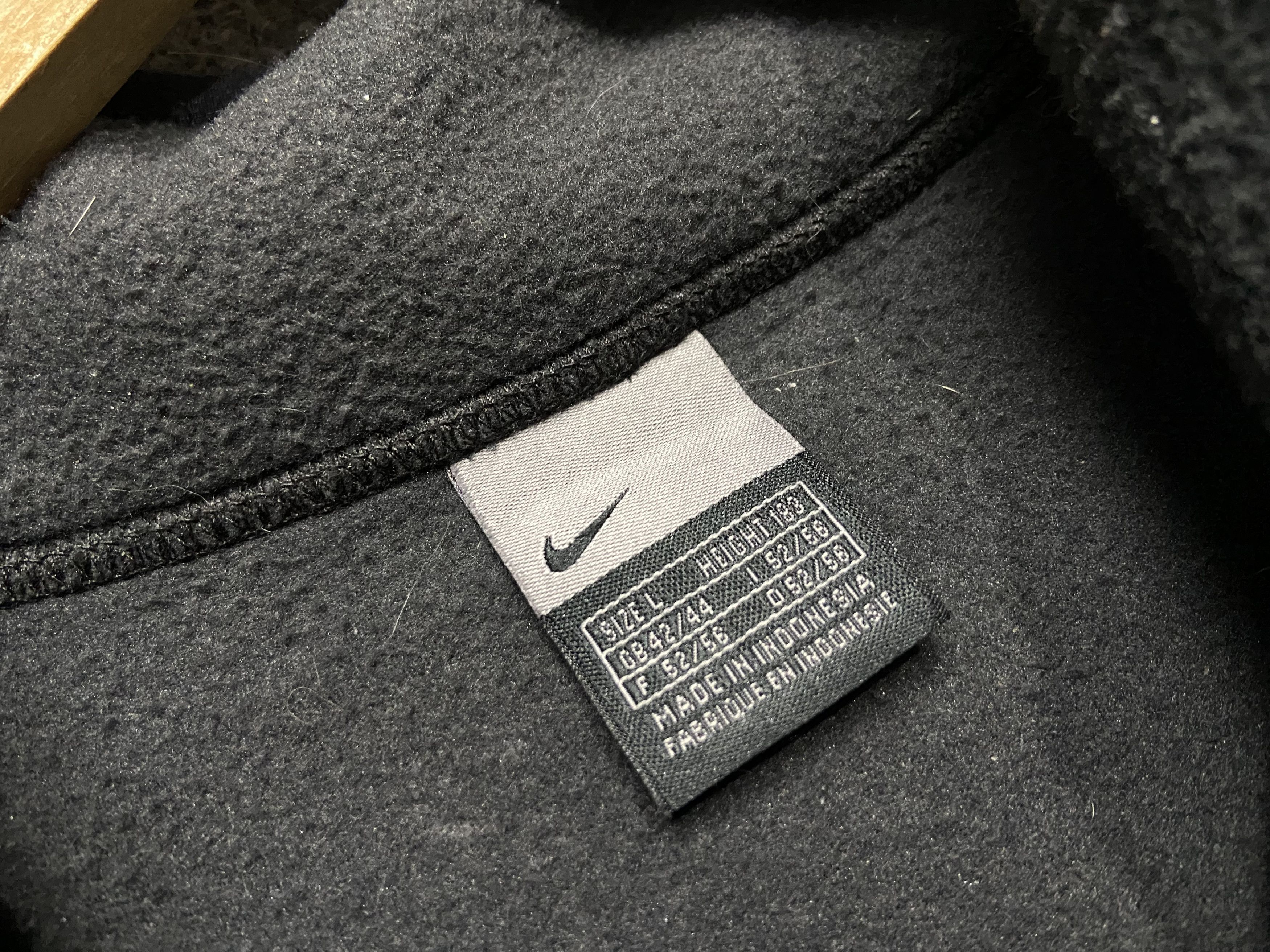 Nike × Vintage Vintage Nike Fleece high neck sweater Size US L / EU 52-54 / 3 - 3 Thumbnail