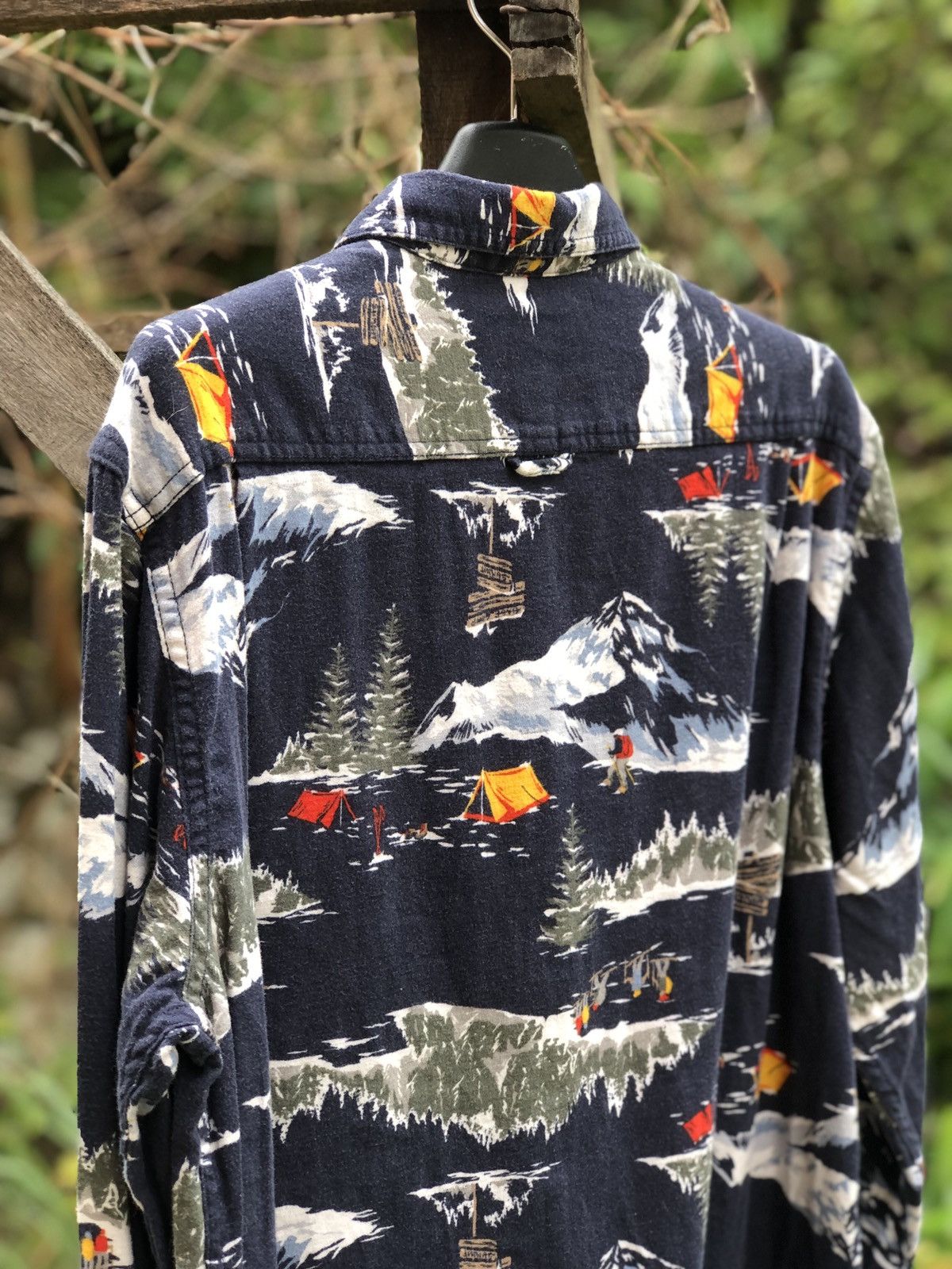 Flannel Rugged Flannel Fullprint Ski Ice Motive by Old Navy Size US L / EU 52-54 / 3 - 5 Thumbnail