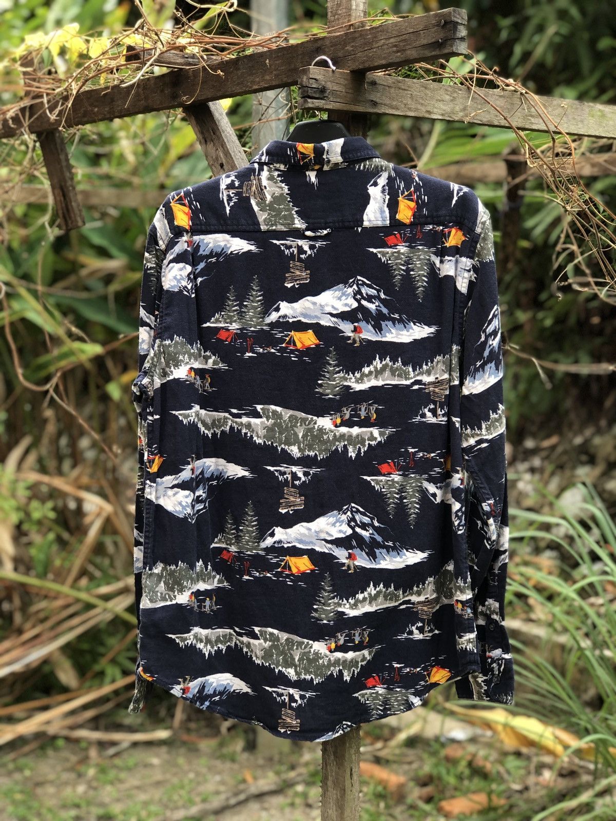 Flannel Rugged Flannel Fullprint Ski Ice Motive by Old Navy Size US L / EU 52-54 / 3 - 4 Thumbnail