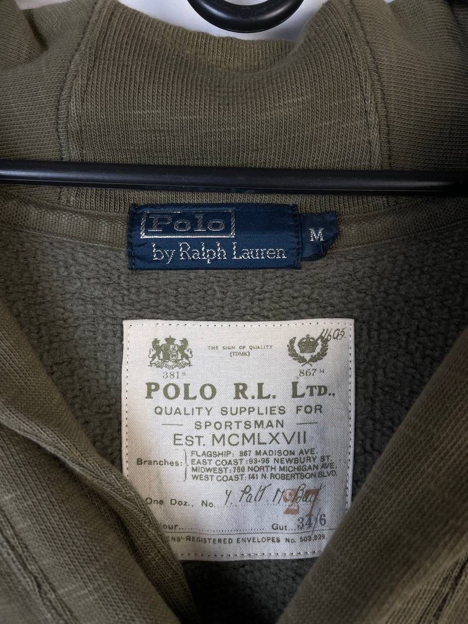 Vintage Polo Ralph Lauren luxury zip hoodie size M Size US M / EU 48-50 / 2 - 4 Thumbnail
