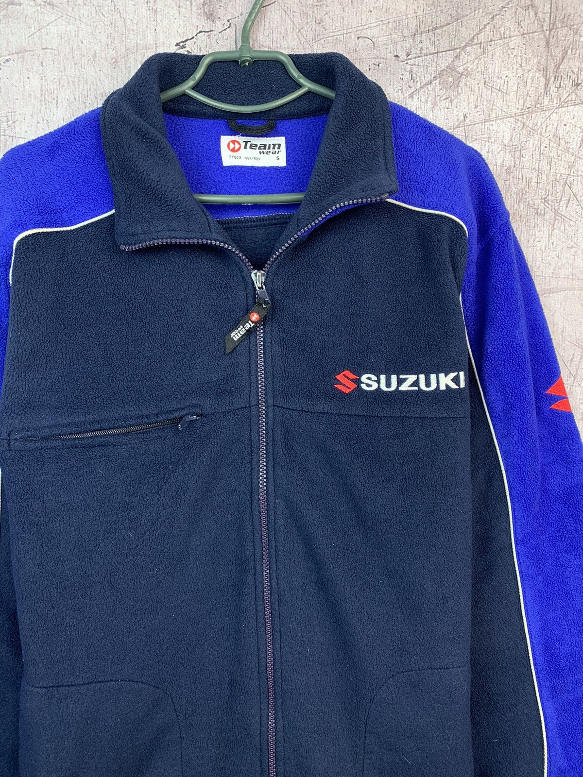 Vintage Vintage Suzuki Racing Fleece Size US S / EU 44-46 / 1 - 3 Thumbnail