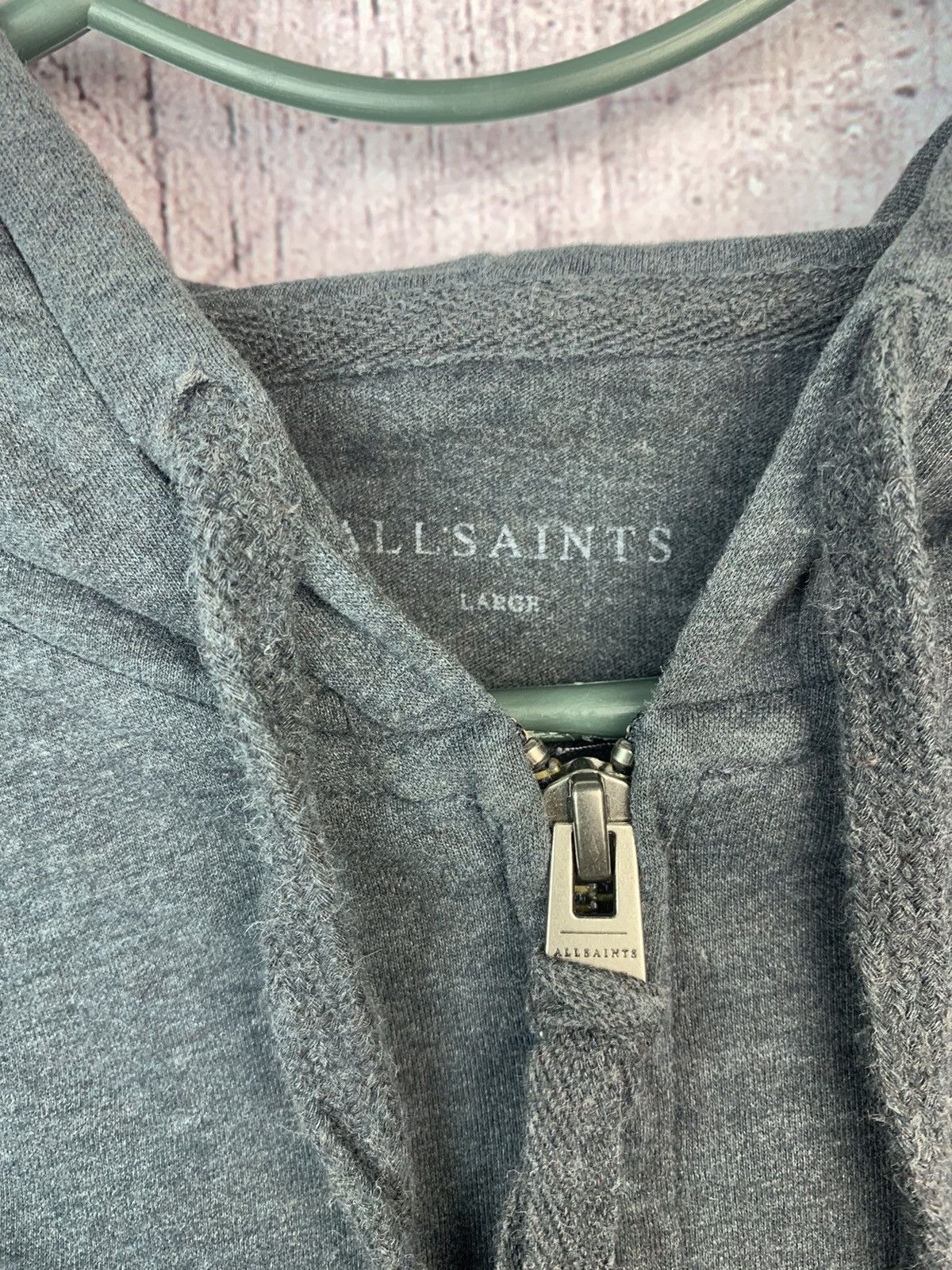 Allsaints Allsaints Vintage Light Brace Hoodie Size US L / EU 52-54 / 3 - 5 Thumbnail