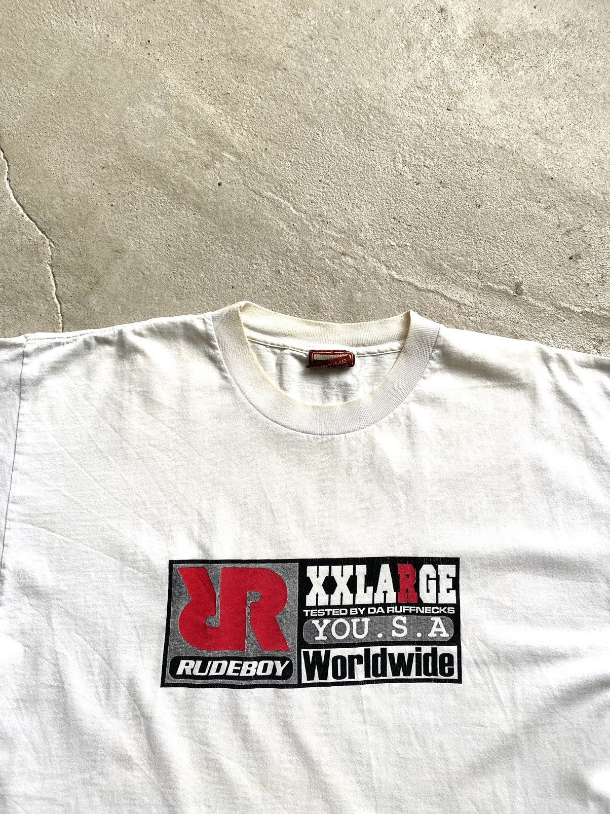Rap Tees Y2K Vintage Rudeboy USA Tee Shirt Hip Hop Style Vtg Size US XL / EU 56 / 4 - 2 Thumbnail