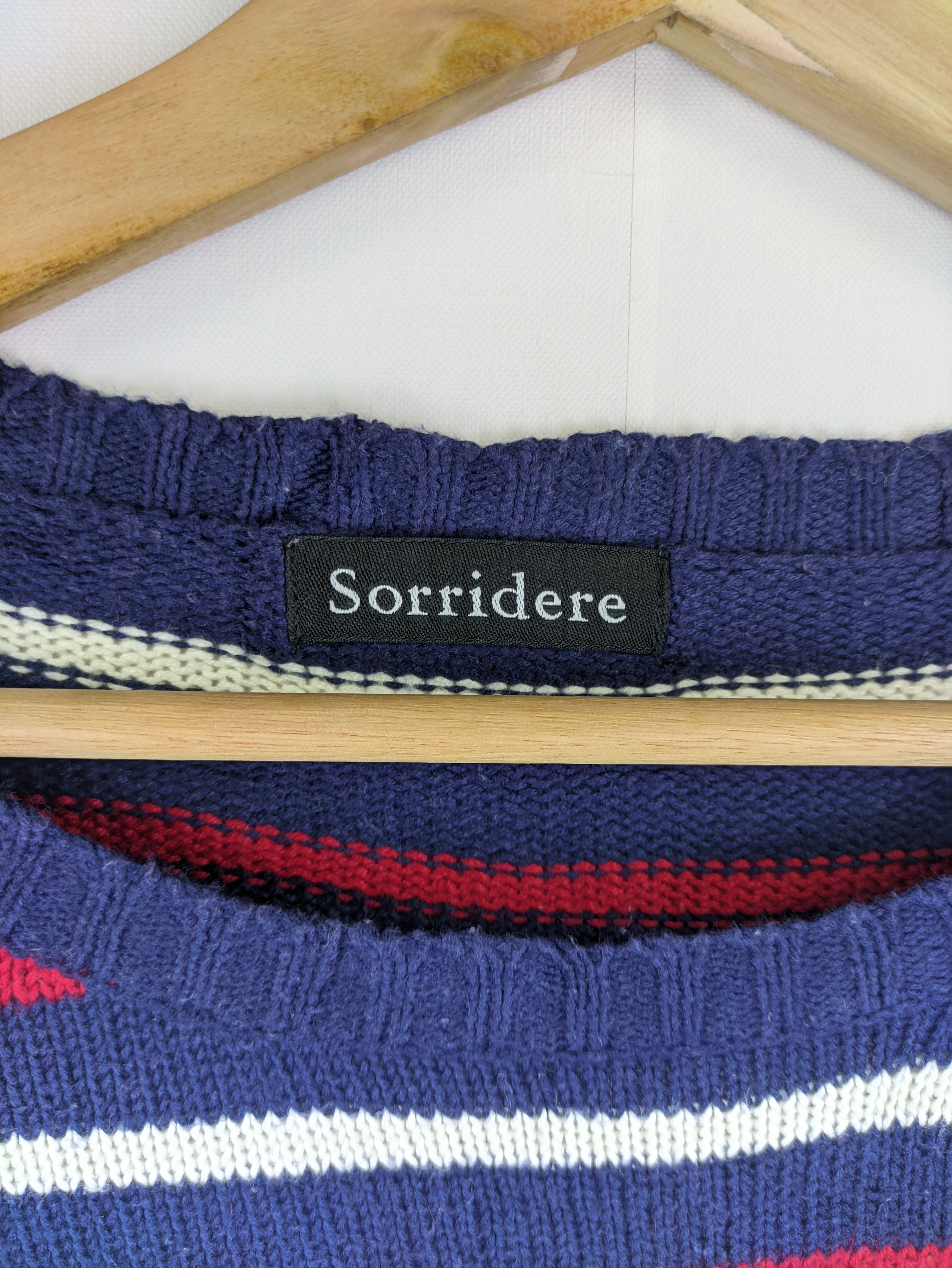 Japanese Brand Steals🔥Knit Sweater Striped Color by Sorridere Size US M / EU 48-50 / 2 - 4 Thumbnail