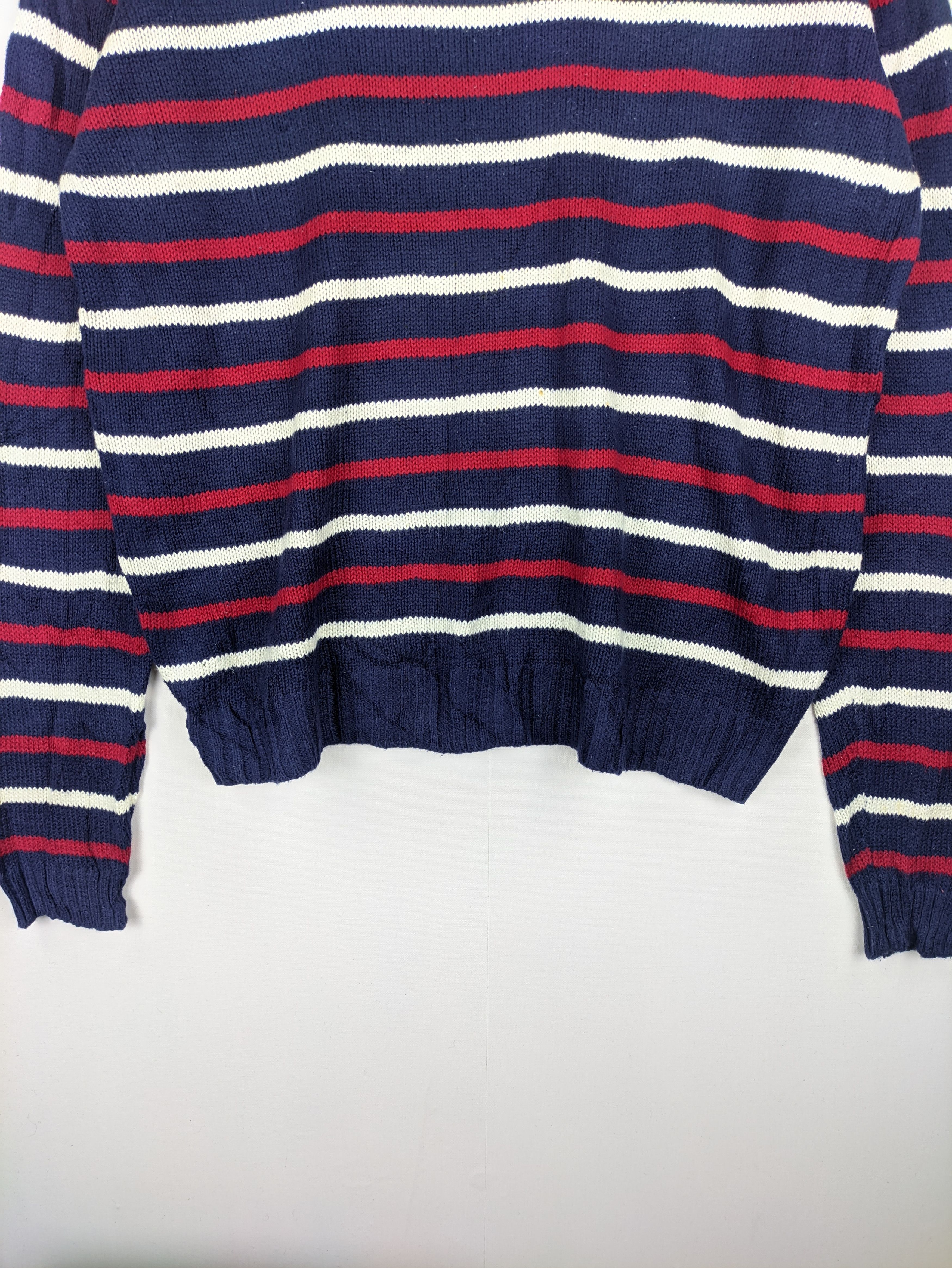 Japanese Brand Steals🔥Knit Sweater Striped Color by Sorridere Size US M / EU 48-50 / 2 - 6 Thumbnail