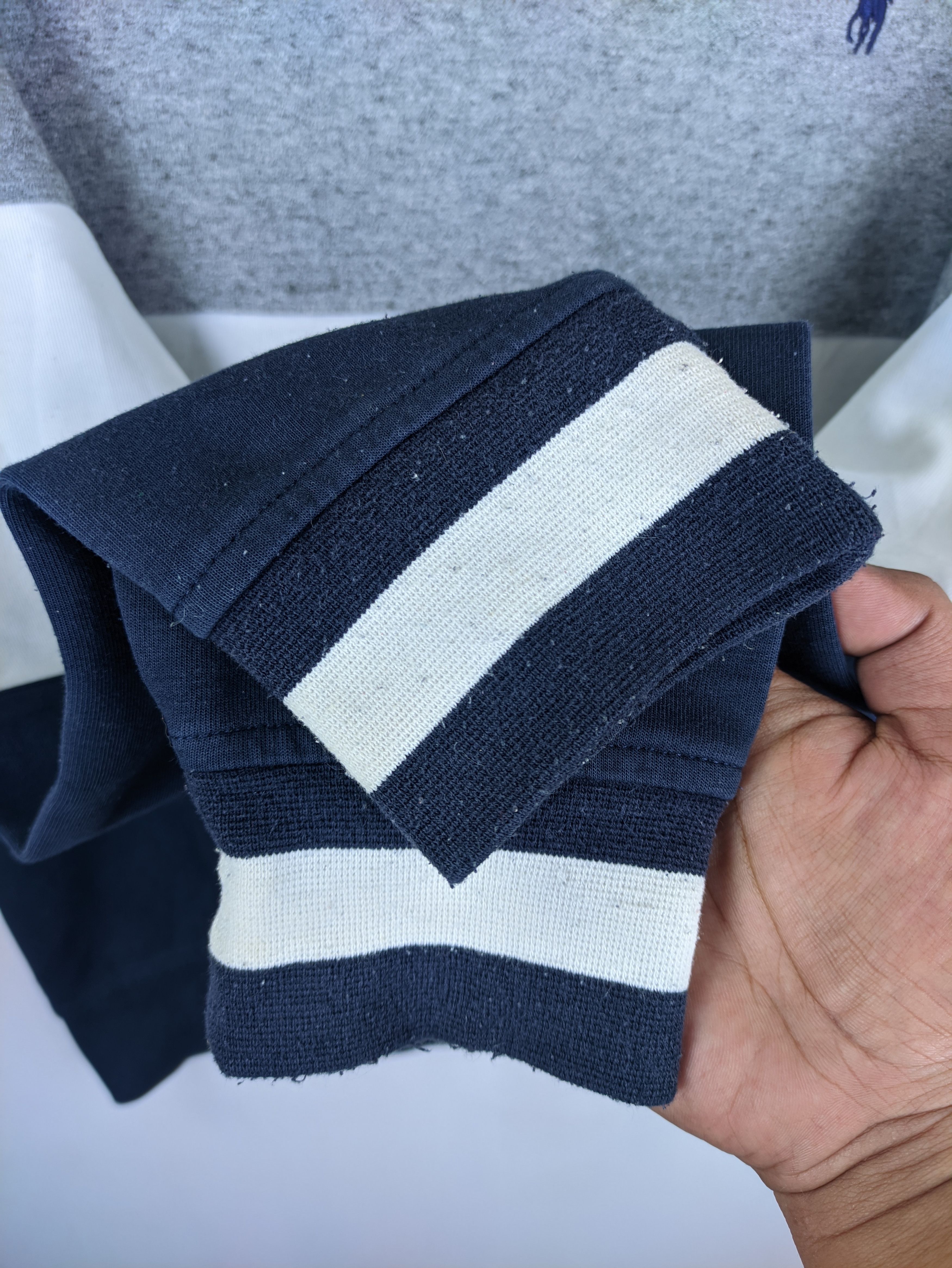 Polo Ralph Lauren × Vintage Steals🔥Sweatshirt Polo Ralph Lauren Striped Size US M / EU 48-50 / 2 - 7 Thumbnail