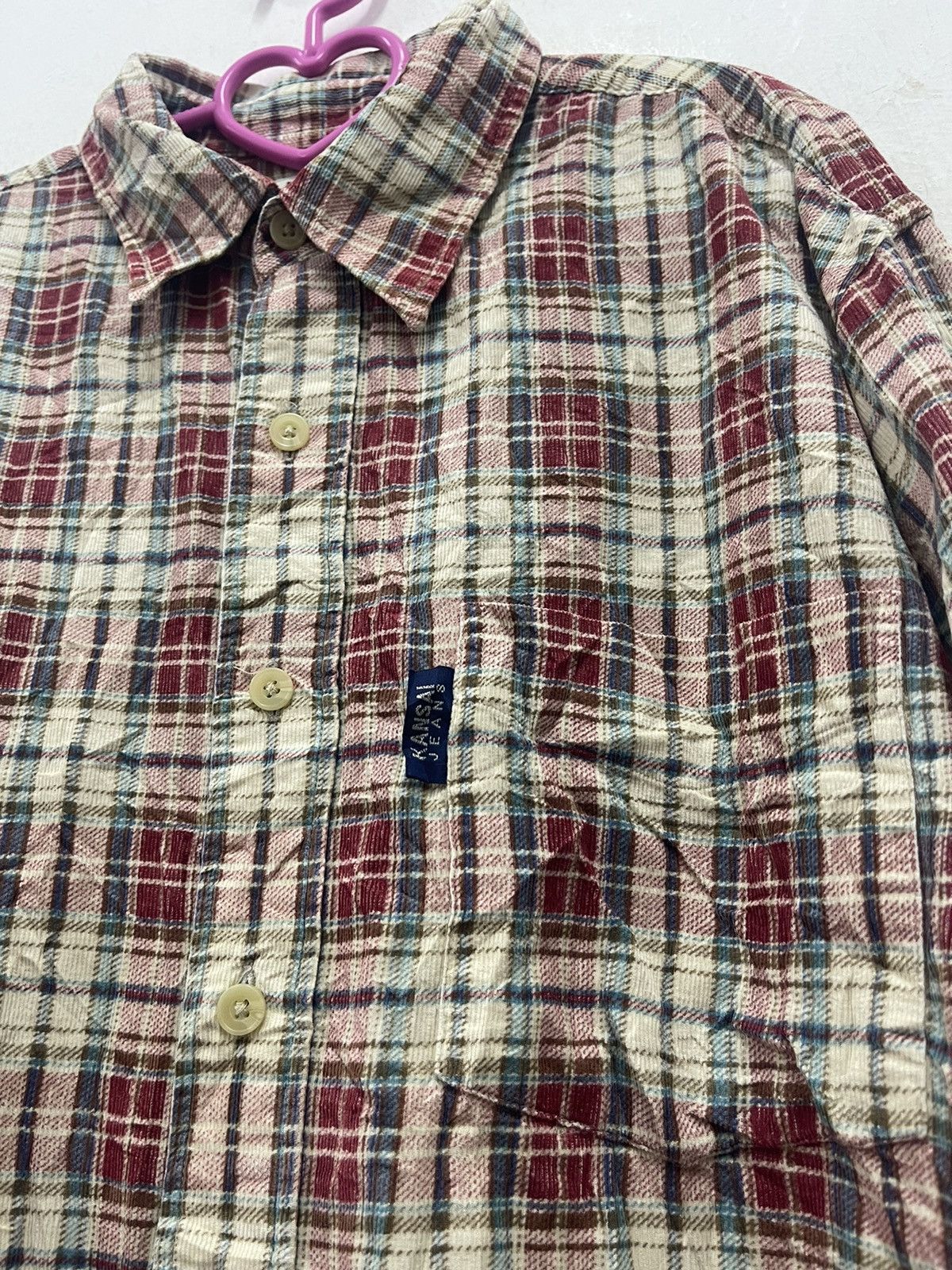 Kansai Yamamoto Rare Vintage KANSAI JEANS Yamamoto Japan Flannel Size US L / EU 52-54 / 3 - 2 Thumbnail