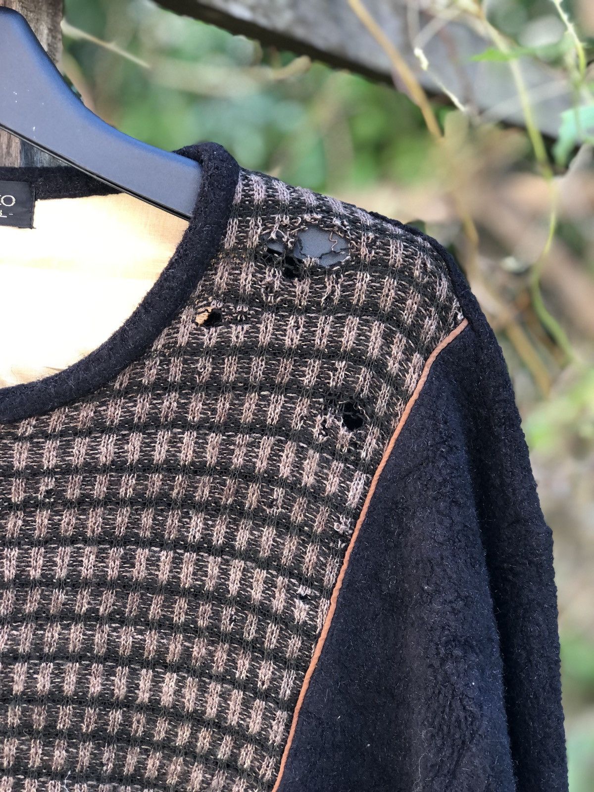 Japanese Brand Vintage 80's Knitwear Distressed Sweater by Lavorio Size US L / EU 52-54 / 3 - 2 Thumbnail