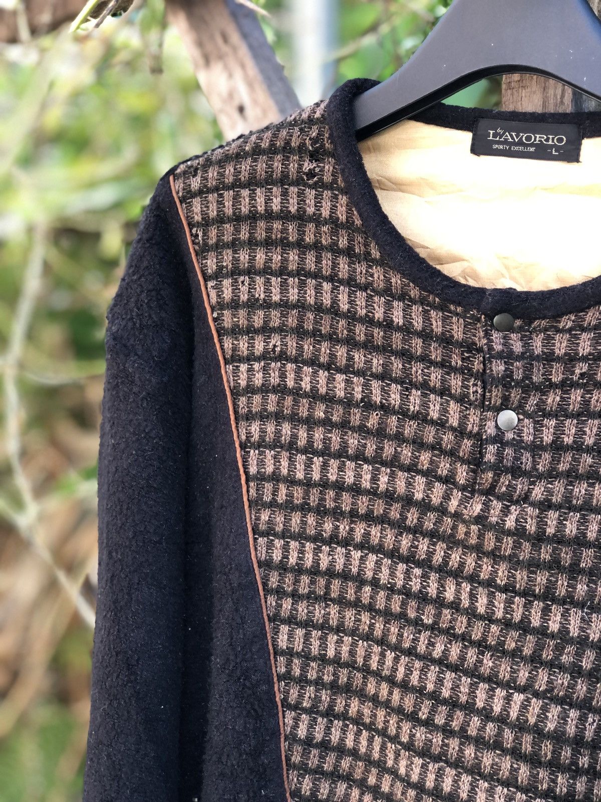 Japanese Brand Vintage 80's Knitwear Distressed Sweater by Lavorio Size US L / EU 52-54 / 3 - 3 Thumbnail