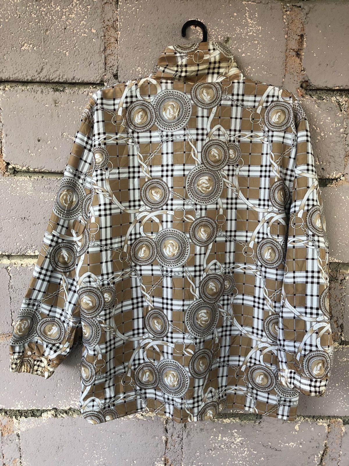 Japanese Brand Rare 90s Vintage Paris Gold Chain Reversible Jacket Size US M / EU 48-50 / 2 - 3 Thumbnail