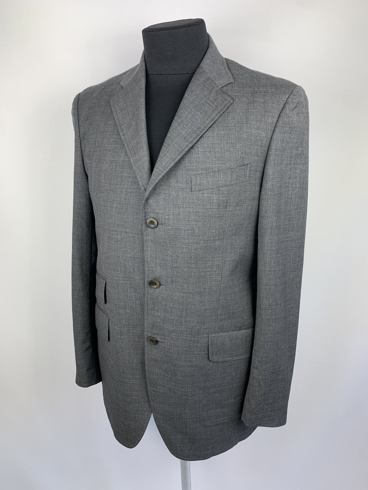 Etro Milano men's button blazer jacket sportcoat wool