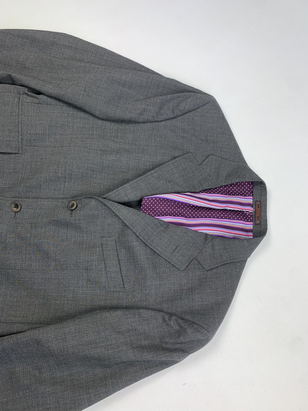 Etro Etro Milano men’s 3 button blazer jacket sportcoat wool Size 52L - 5 Thumbnail