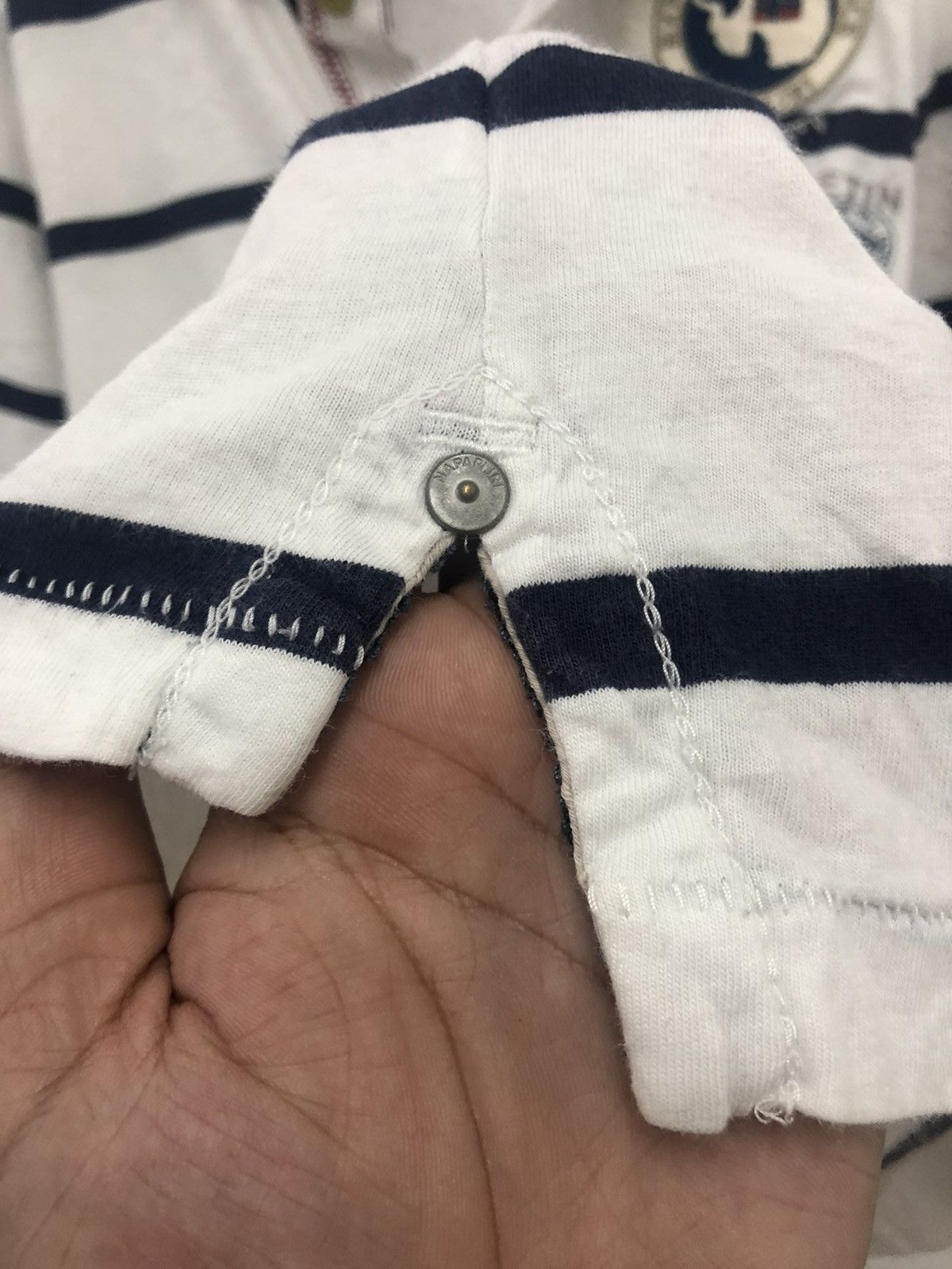 Napapijri NAPAPIJRI Geographic Windward Leeward Striped Polo Shirt Size US L / EU 52-54 / 3 - 7 Thumbnail