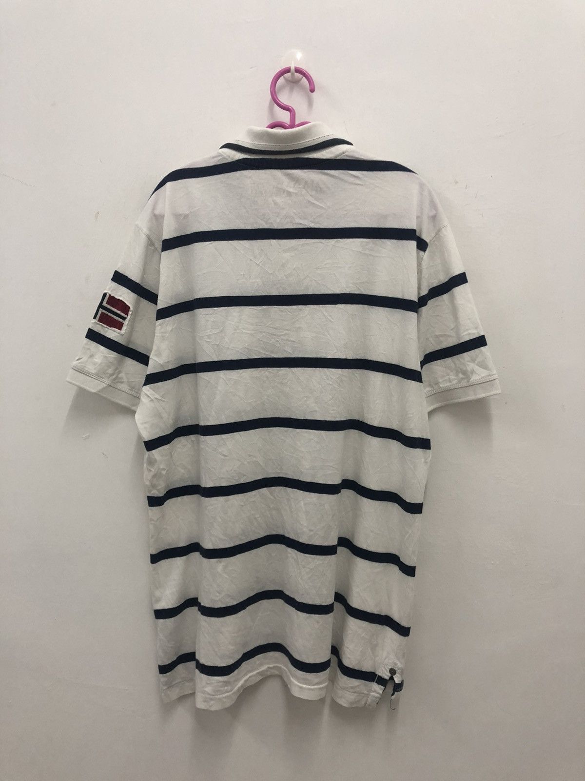 Napapijri NAPAPIJRI Geographic Windward Leeward Striped Polo Shirt Size US L / EU 52-54 / 3 - 9 Thumbnail