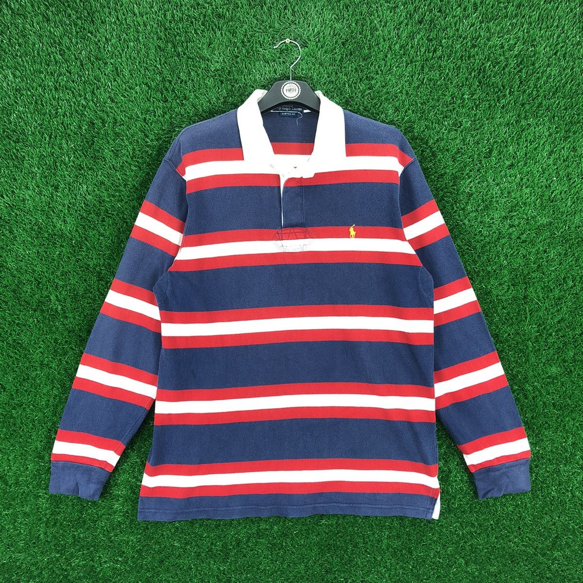 Polo Ralph Lauren Vintage Polo Ralph Lauren Striped Long Sleve Tee Size US L / EU 52-54 / 3 - 1 Thumbnail