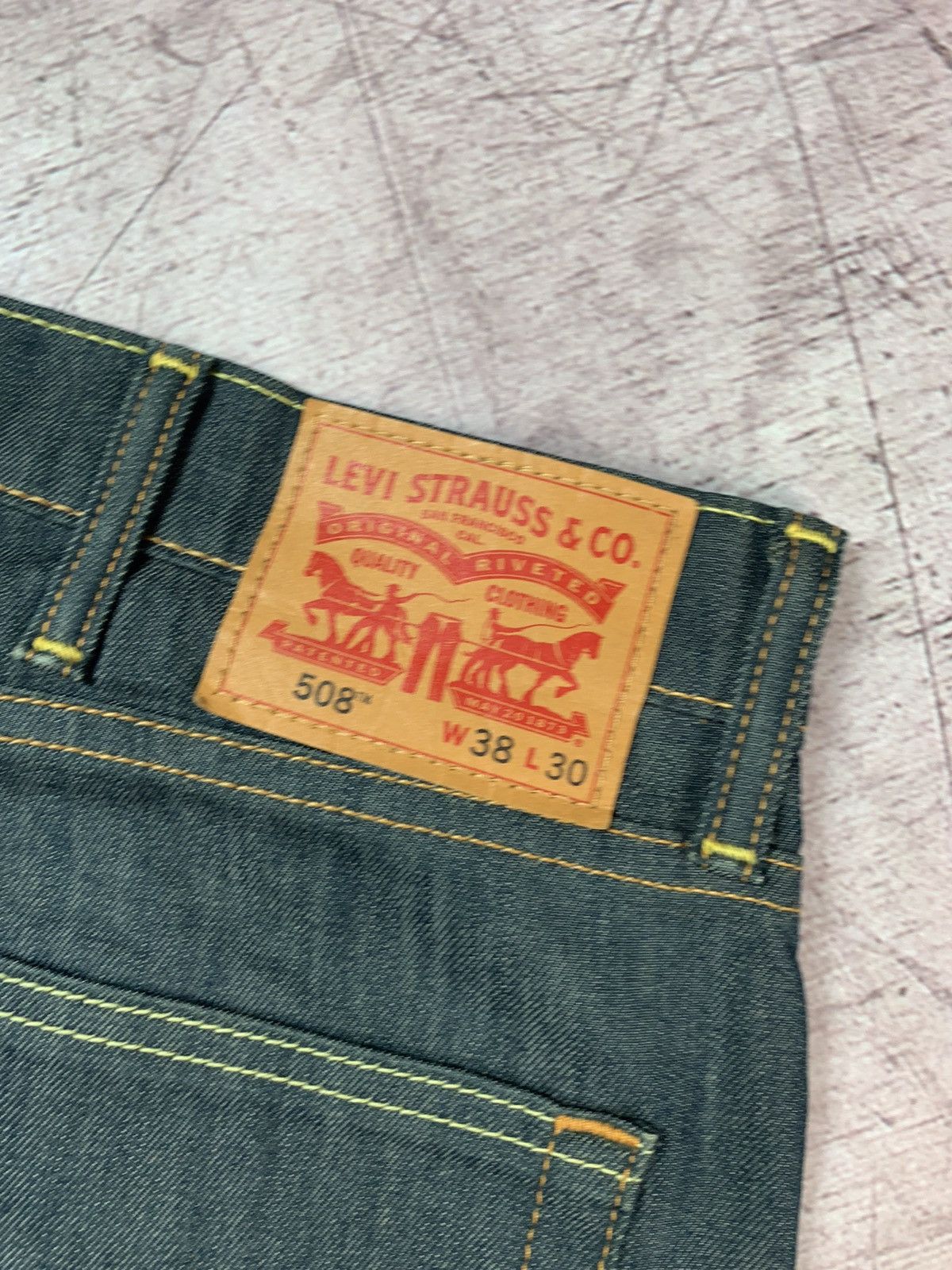 Levi's × Vintage Levi's 508 Vintage Mens Denim Pants Jeans Size US 38 / EU 54 - 3 Thumbnail