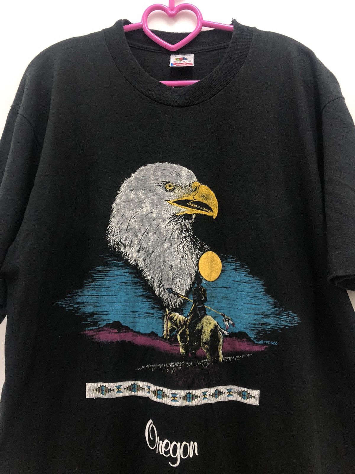 Vintage Vintage OREGON Red Indian Mountain Panorama Habitat Shirt Size US L / EU 52-54 / 3 - 2 Thumbnail