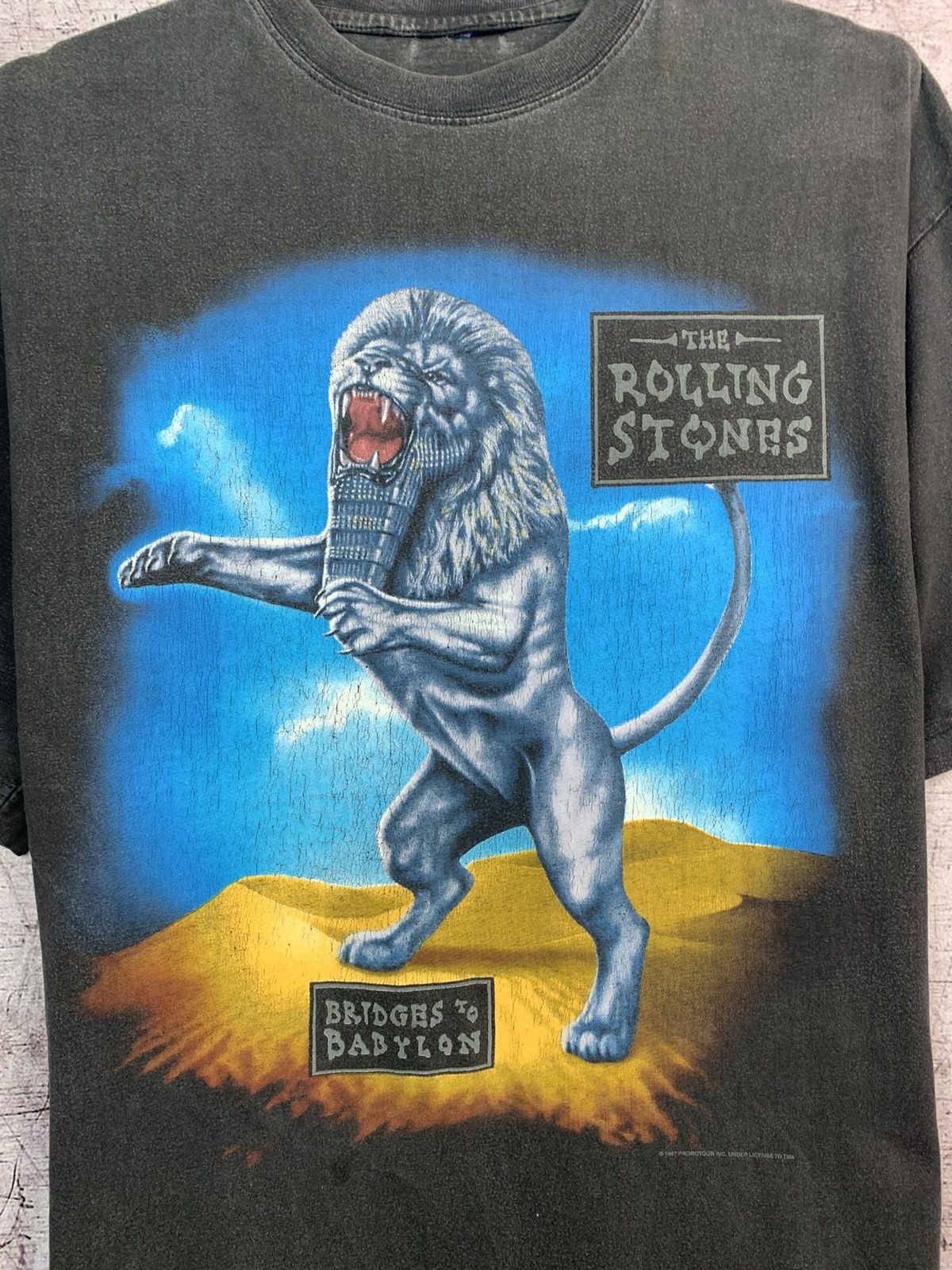 Band Tees × The Rolling Stones 1997 1998 The Rolling Stones Bridges to Babylon Tour Tee Size US L / EU 52-54 / 3 - 3 Thumbnail