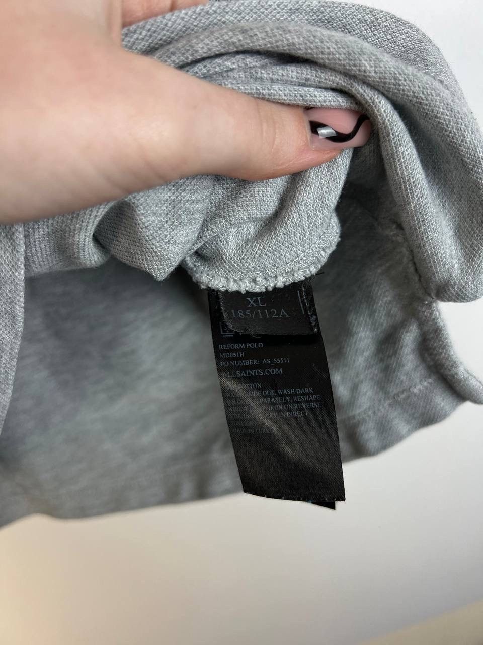 Allsaints Allsaints luxury polo shirt size XL Size US XL / EU 56 / 4 - 3 Thumbnail