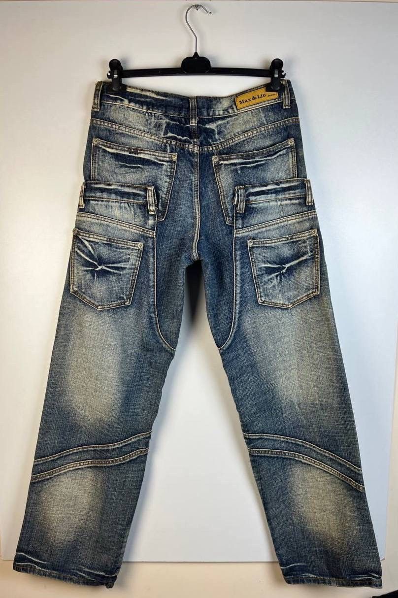 Vintage Crazy denim pants size M Size US 32 / EU 48 - 3 Thumbnail