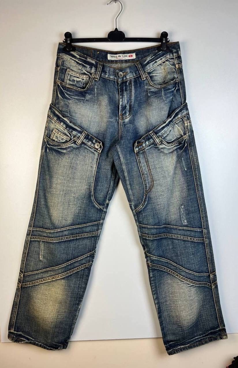 Vintage Crazy denim pants size M Size US 32 / EU 48 - 1 Thumbnail