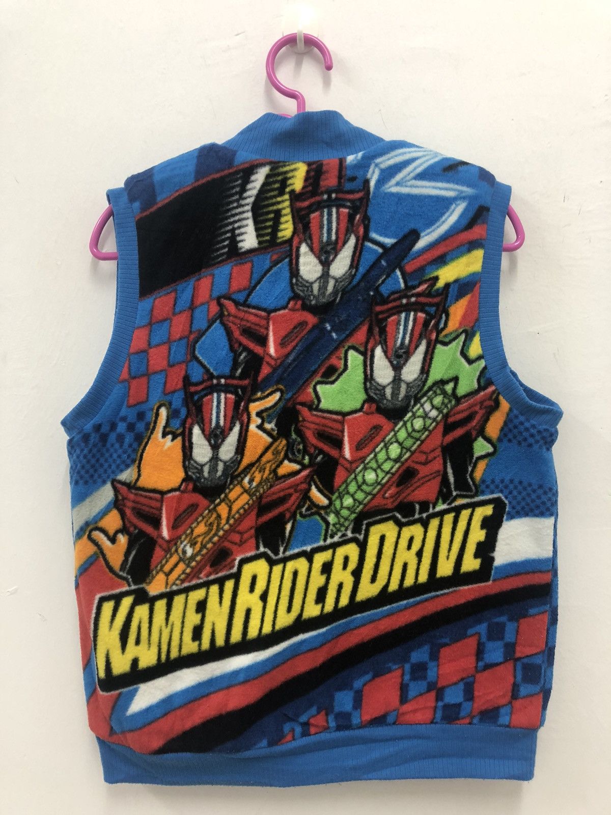 image of Movie x Vintage Kamen Rider Drive Japan Full All Over Print Vest, Men's (Size XS)