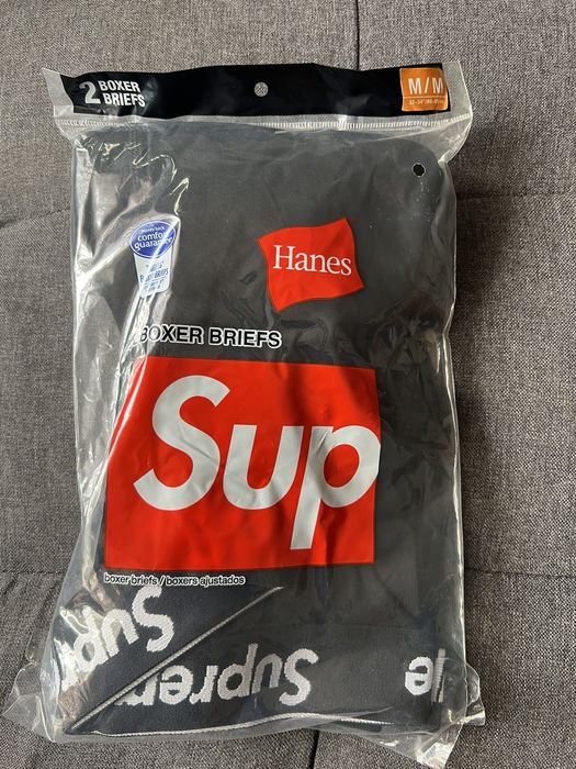 Supreme Hanes Boxer Briefs (4 Pack) (Size M)