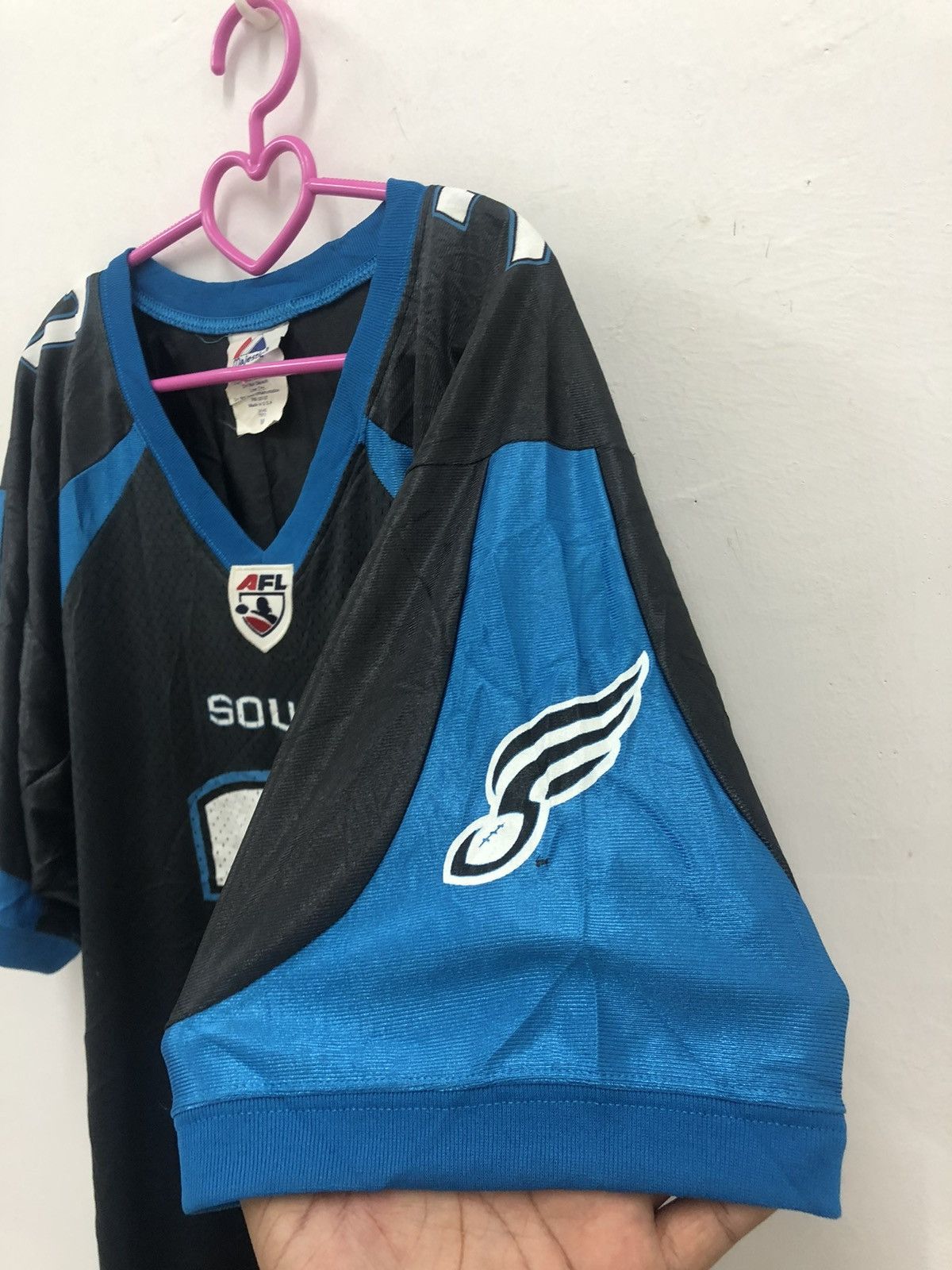 Majestic Rare Vintage PHILADELPHIA SOUL 7 RON JAWORSKI AFL Jersey Size US M / EU 48-50 / 2 - 3 Thumbnail