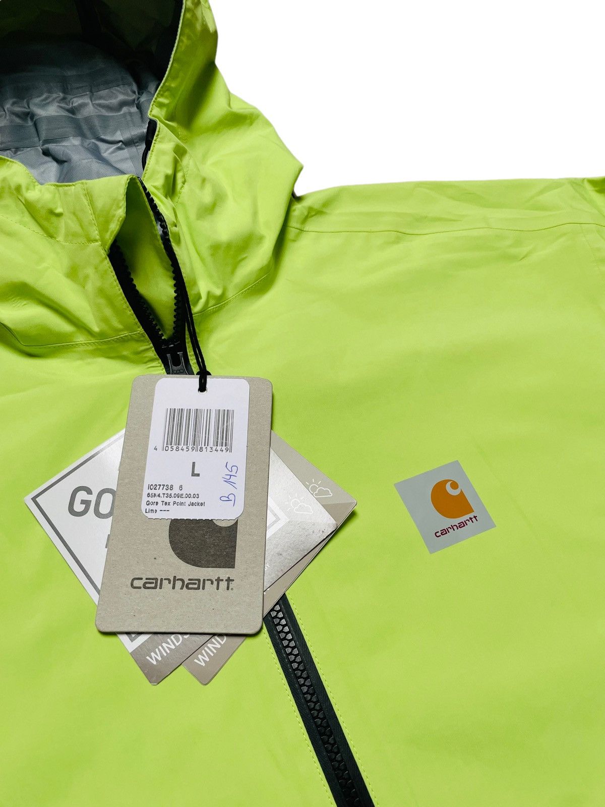 Carhartt Wip Carhartt WIP Gore-Tex Point Jacket - Lime Green L Size US L / EU 52-54 / 3 - 3 Thumbnail