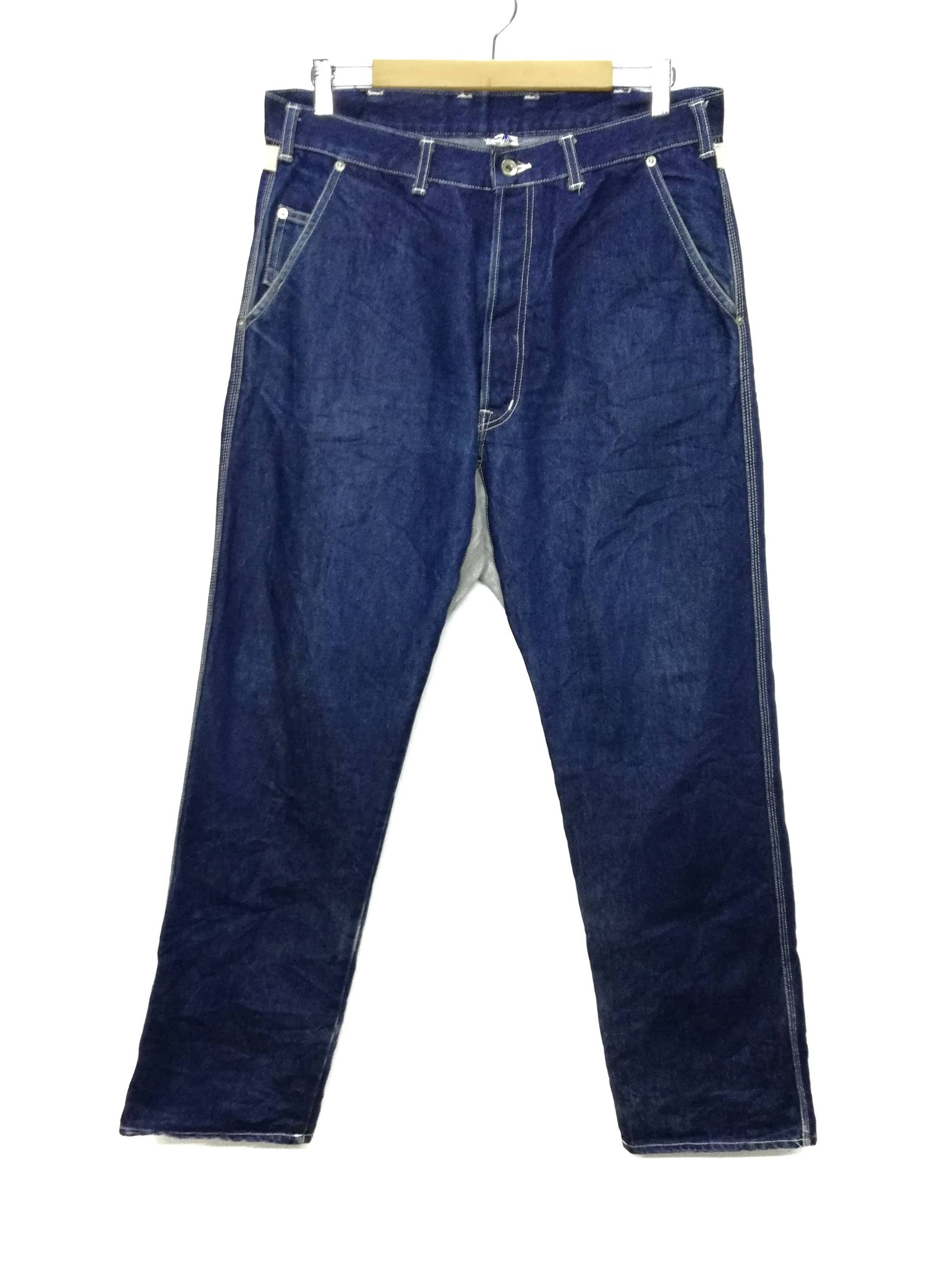 Japanese Brand 🔥Headquarter Design Worker Denim Jeans Pants Made In Japan Size US 34 / EU 50 - 4 Thumbnail