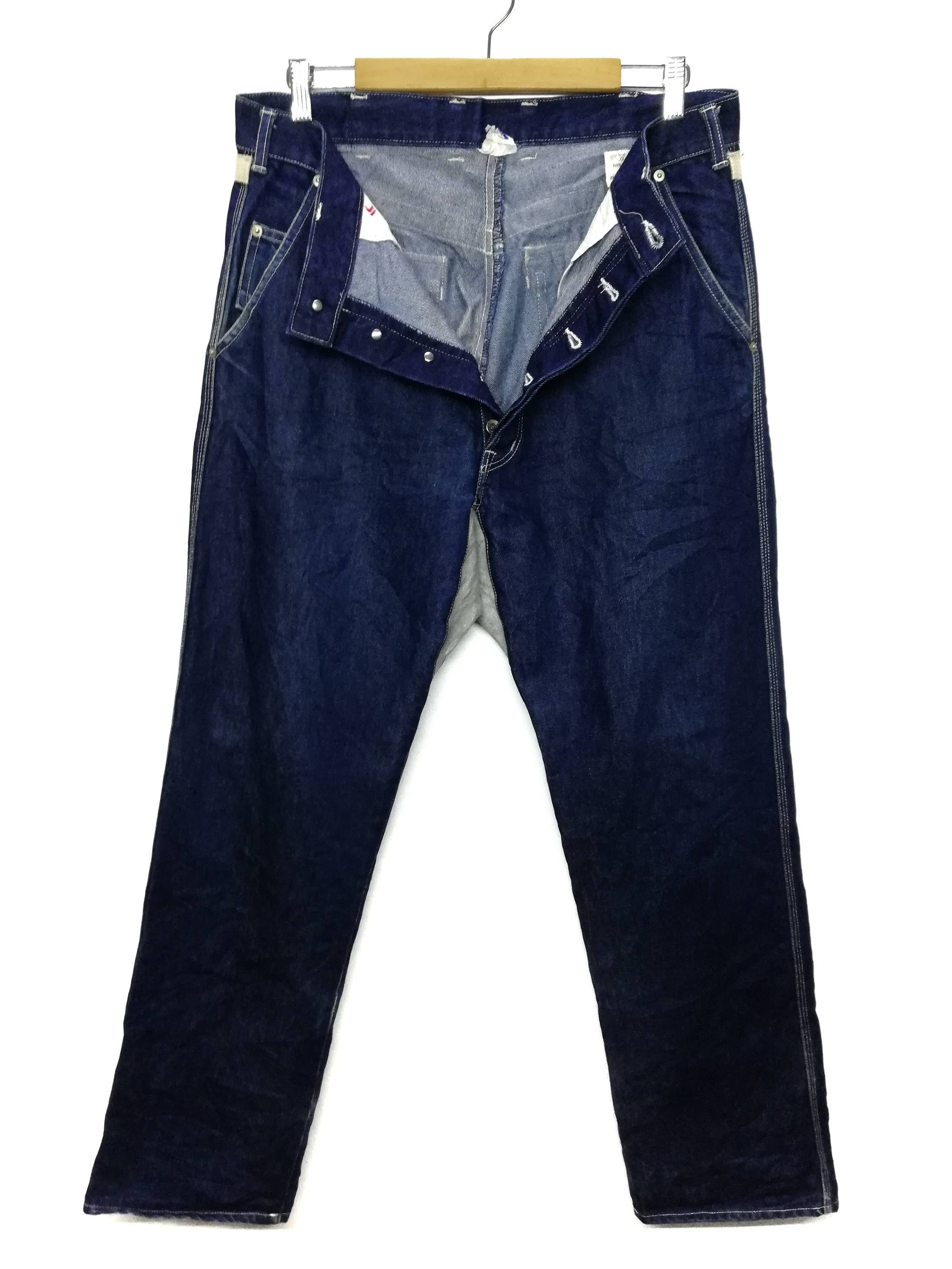 Japanese Brand 🔥Headquarter Design Worker Denim Jeans Pants Made In Japan Size US 34 / EU 50 - 3 Thumbnail