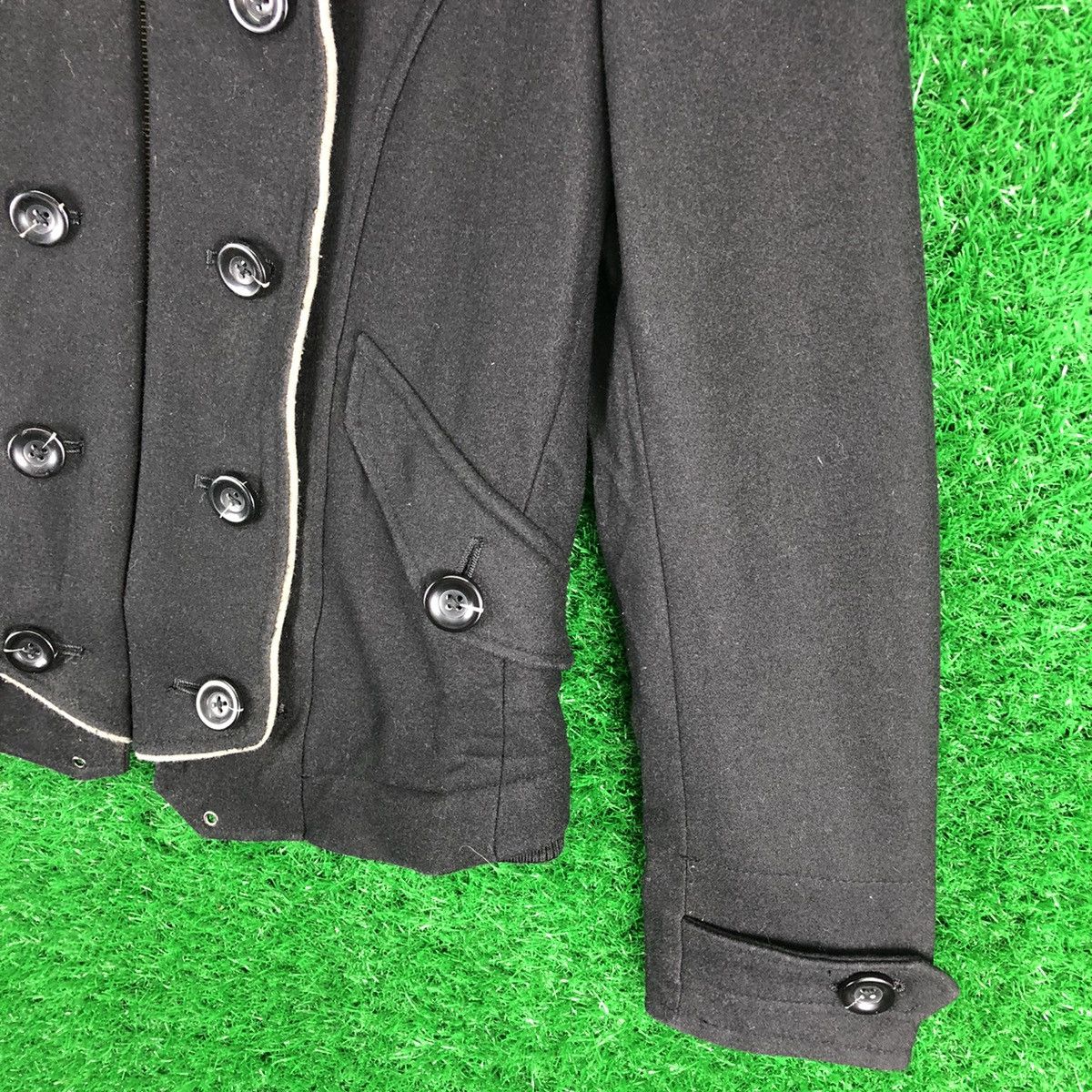 PPFM Vintage 90's PPFM Wool Zipper Jacket Size US XS / EU 42 / 0 - 3 Thumbnail