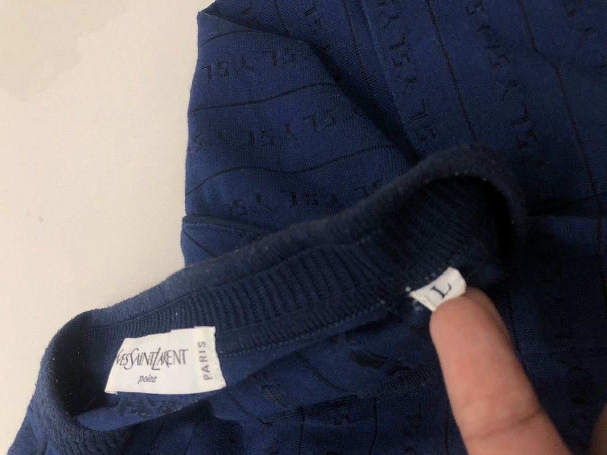 Yves Saint Laurent Rare 90s Vintage YSL YVES SAINT LAURENT Polos Shirt Size US L / EU 52-54 / 3 - 5 Thumbnail