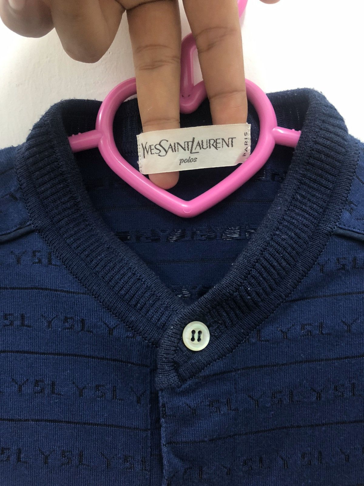 Yves Saint Laurent Rare 90s Vintage YSL YVES SAINT LAURENT Polos Shirt Size US L / EU 52-54 / 3 - 4 Thumbnail
