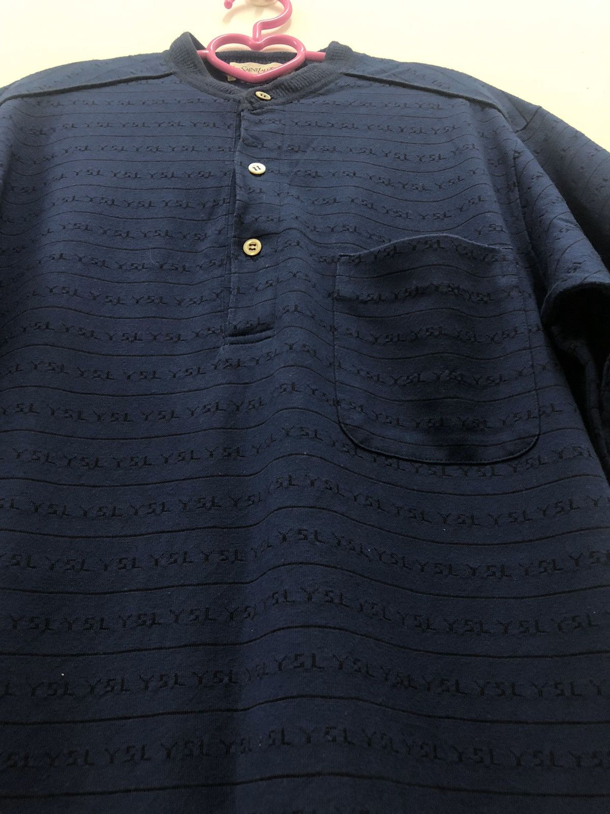 Yves Saint Laurent Rare 90s Vintage YSL YVES SAINT LAURENT Polos Shirt Size US L / EU 52-54 / 3 - 2 Thumbnail