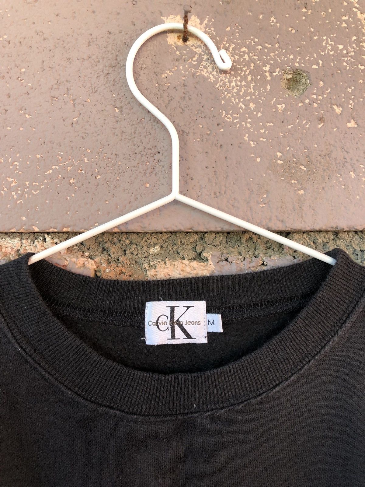 Calvin Klein Rare 90s Vintage Calvin Klein Jeans Ck Spell Out Sweatshirt Size US M / EU 48-50 / 2 - 2 Thumbnail