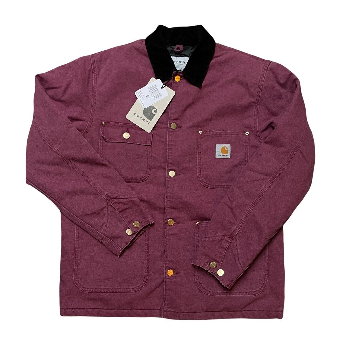 Carhartt × Carhartt Wip × Vintage Carhartt OG Chore Coat Dusty Fuchsia S Size US S / EU 44-46 / 1 - 1 Thumbnail